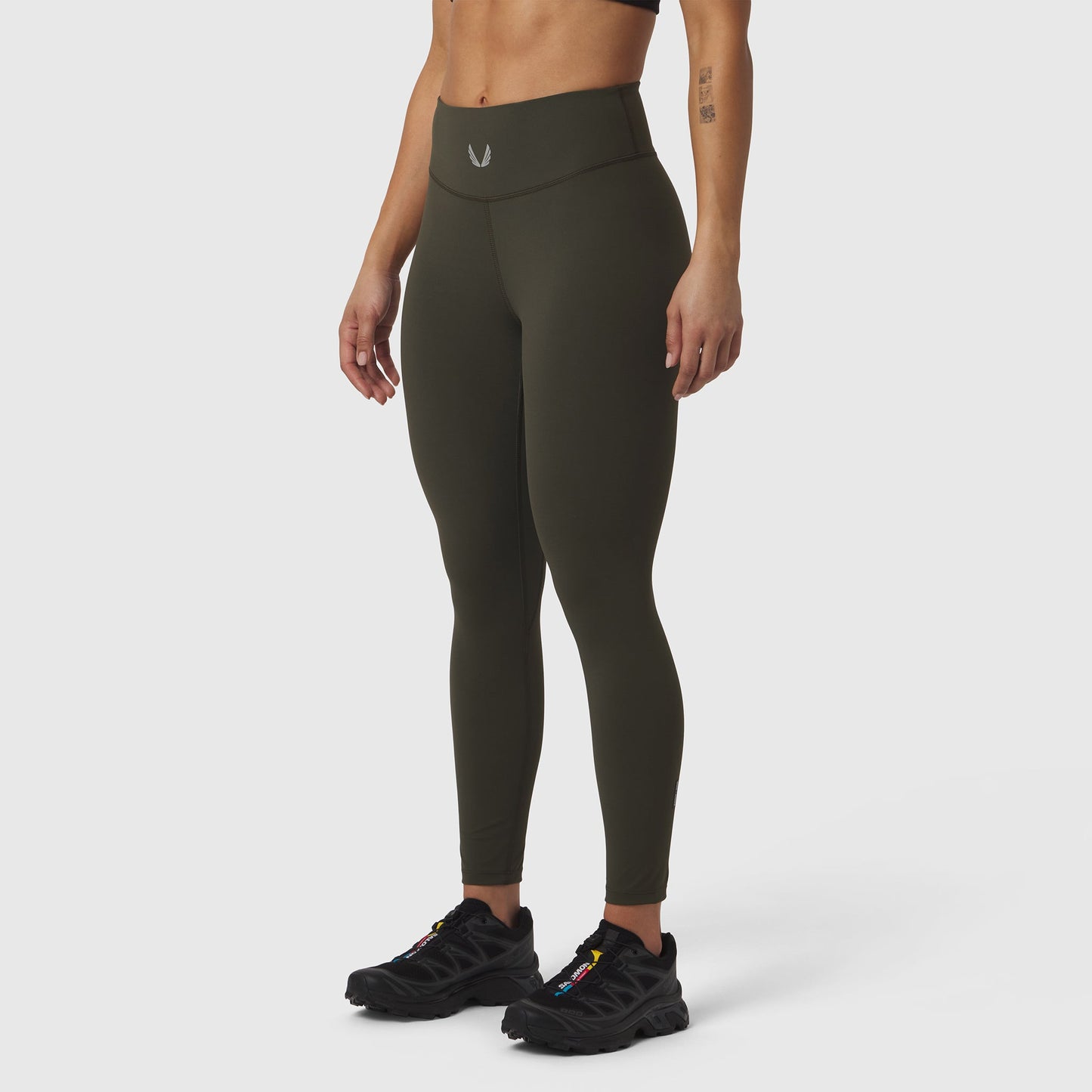 W002. LYCRA® ADAPTIV Legging Olive | ASRV Online