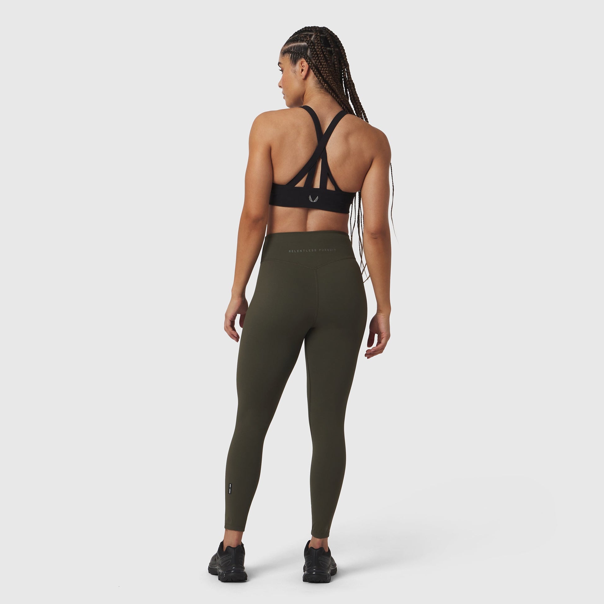 W002. LYCRA® ADAPTIV Legging Olive | ASRV Online
