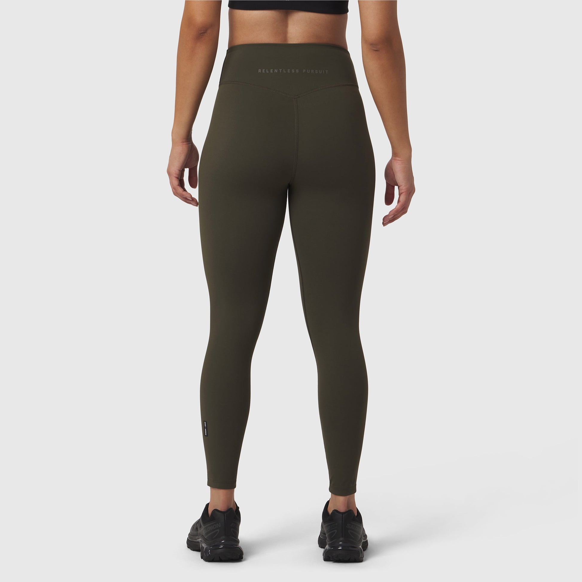 W002. LYCRA® ADAPTIV Legging Olive | ASRV Online