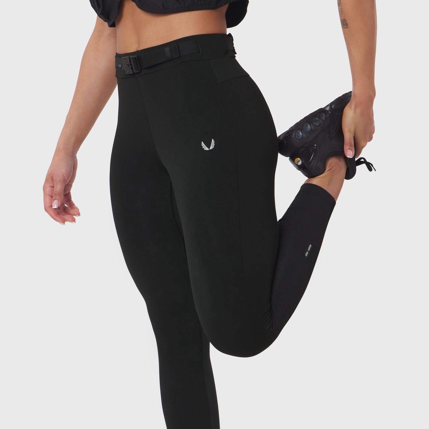 W059. Hybrid Belt-Pack Run Legging Black | ASRV Discount