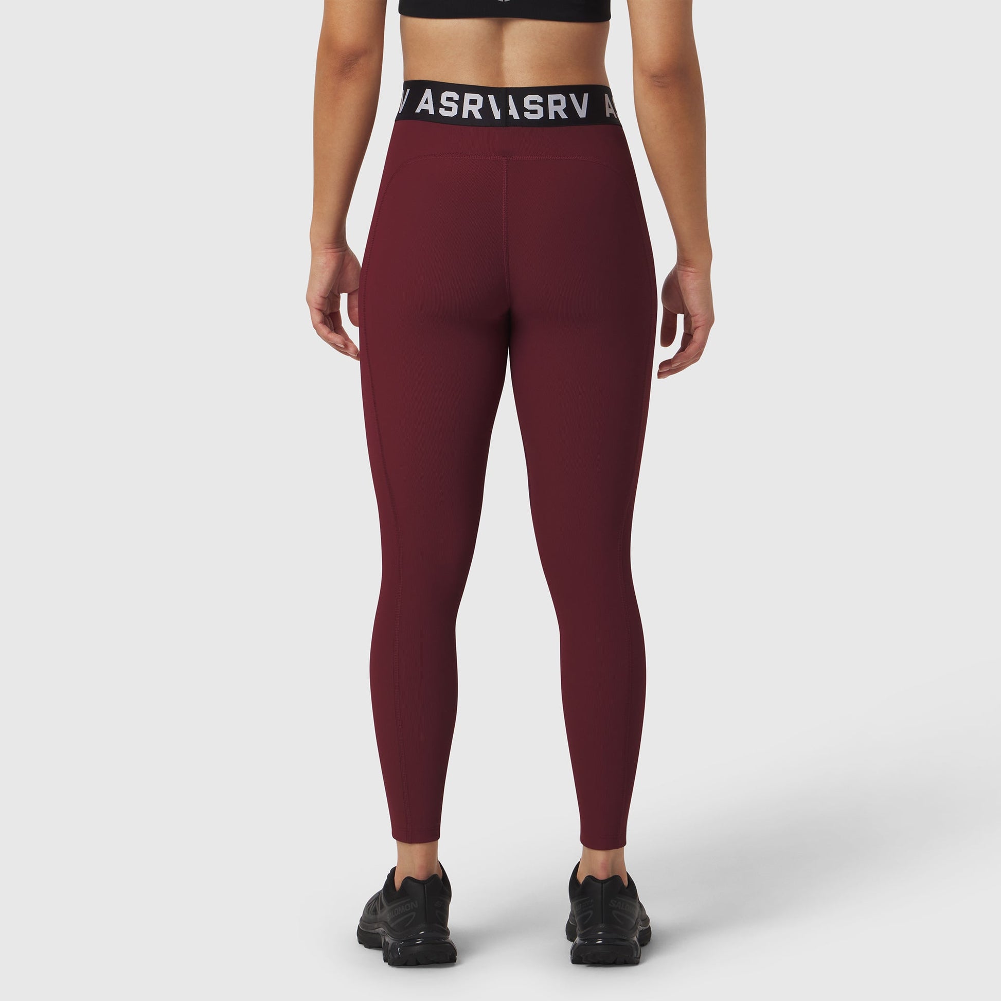W071. LYCRA® Ribbed Legging Crimson | ASRV near me