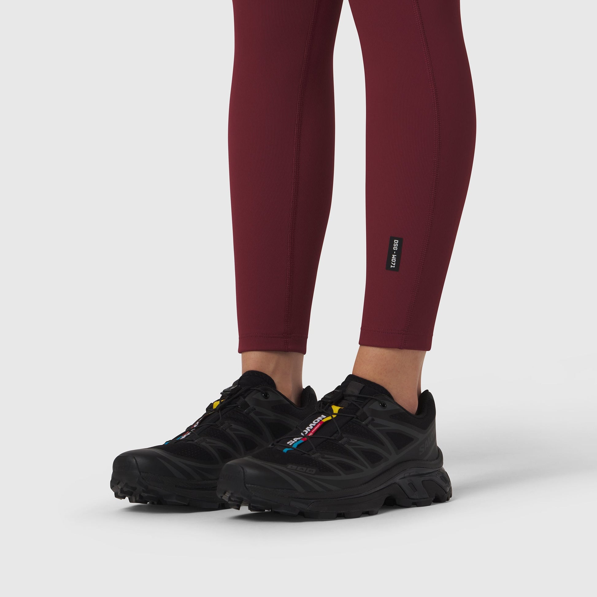 W071. LYCRA® Ribbed Legging Crimson | ASRV near me