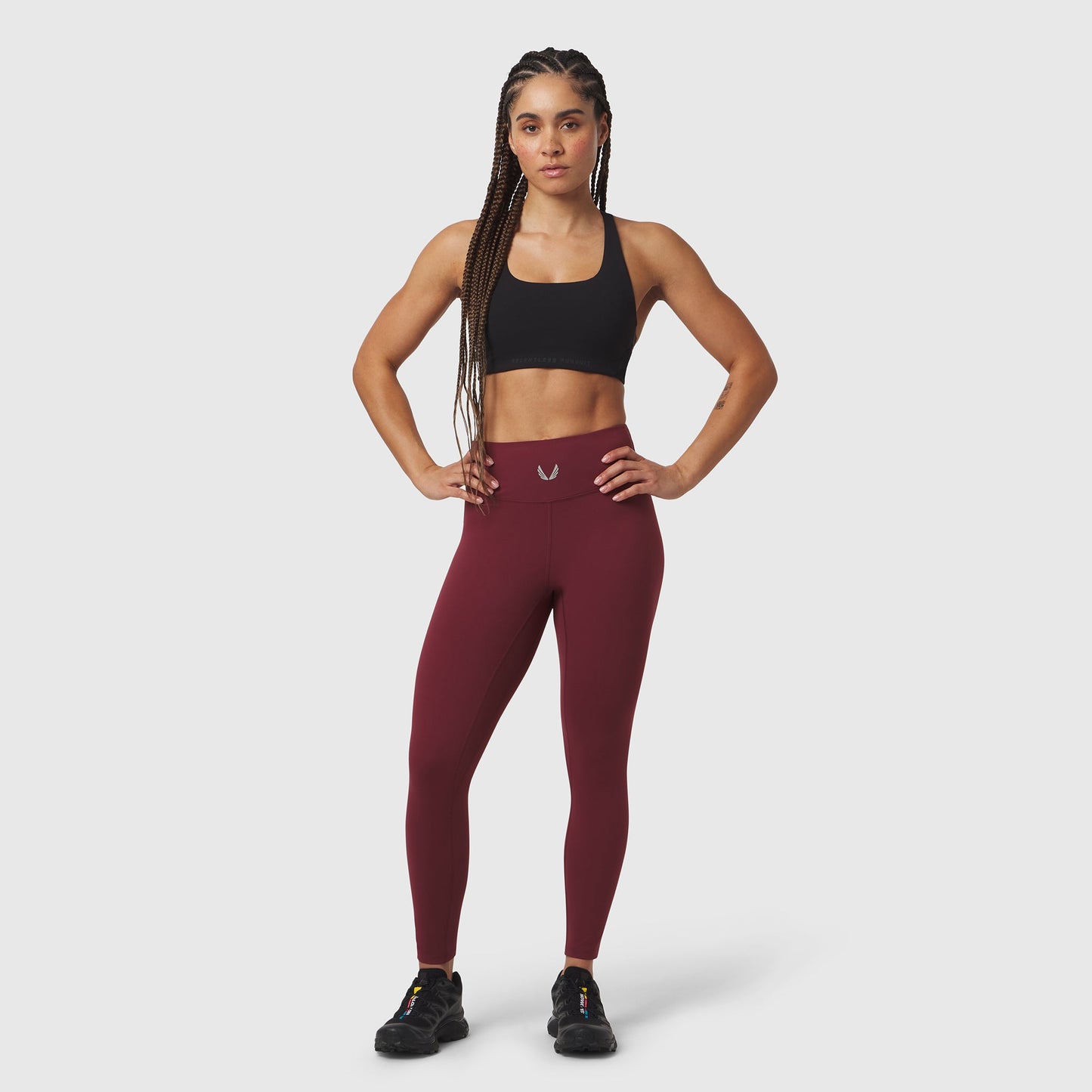 W002. LYCRA® ADAPTIV Legging Crimson | ASRV US