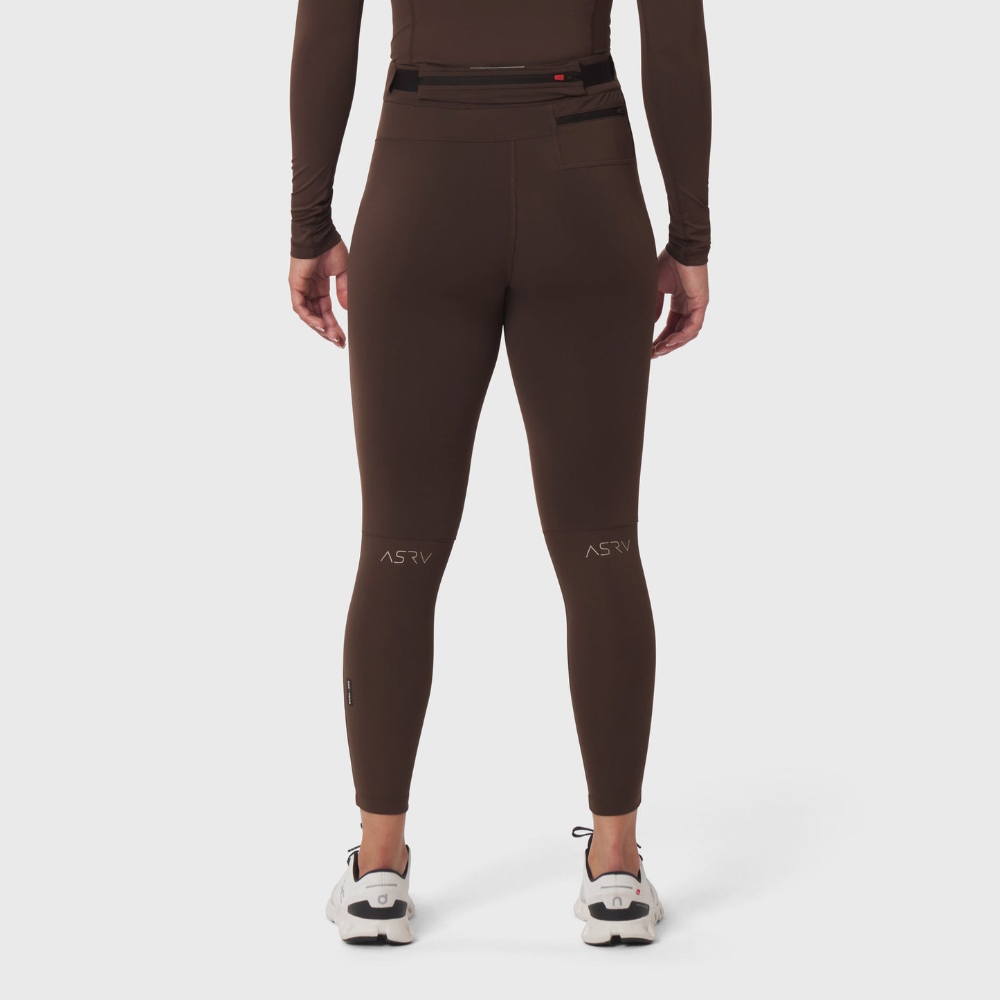 W059. Hybrid Belt-Pack Run Legging Dark Earth | ASRV sale