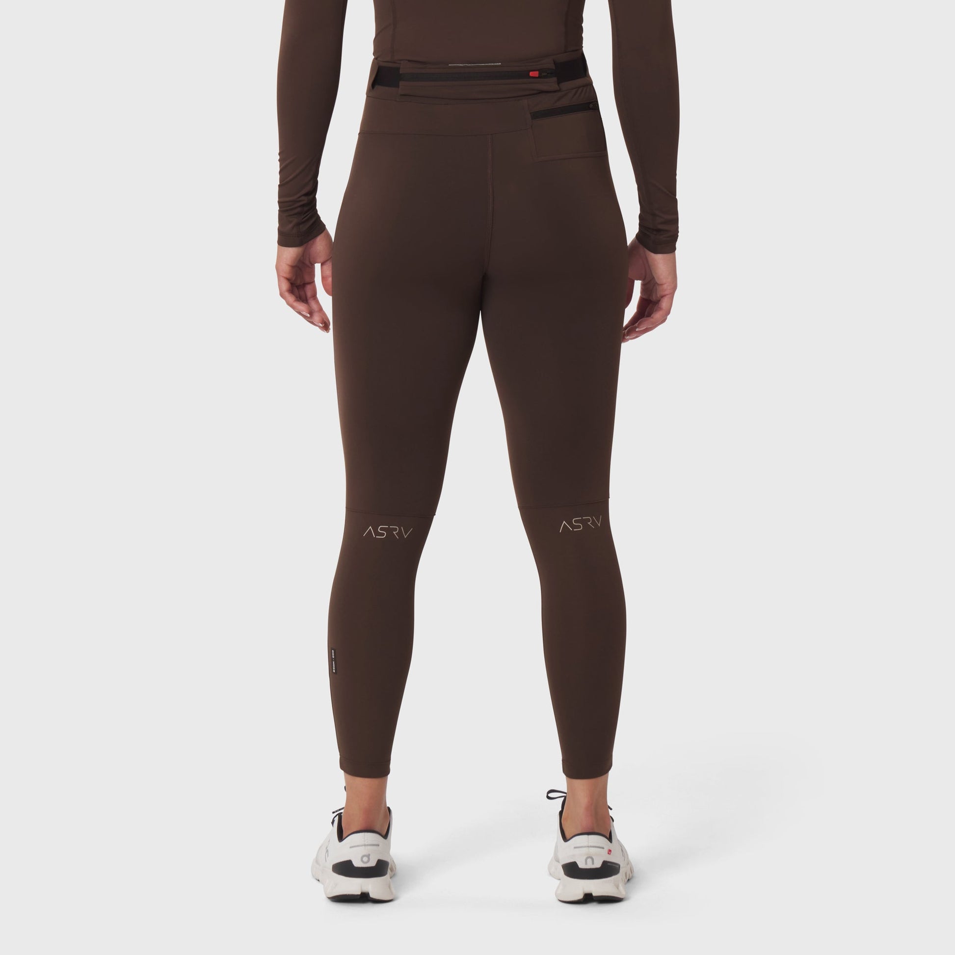 W059. Hybrid Belt-Pack Run Legging Dark Earth | ASRV sale