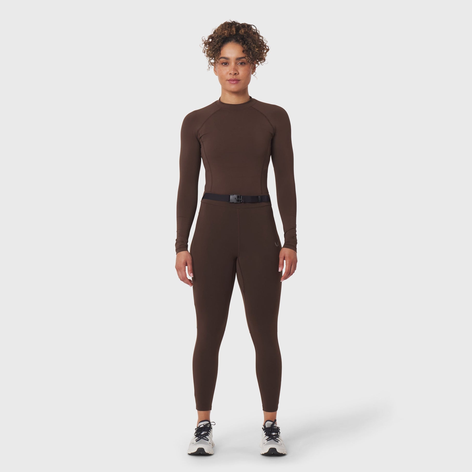W059. Hybrid Belt-Pack Run Legging Dark Earth | ASRV sale
