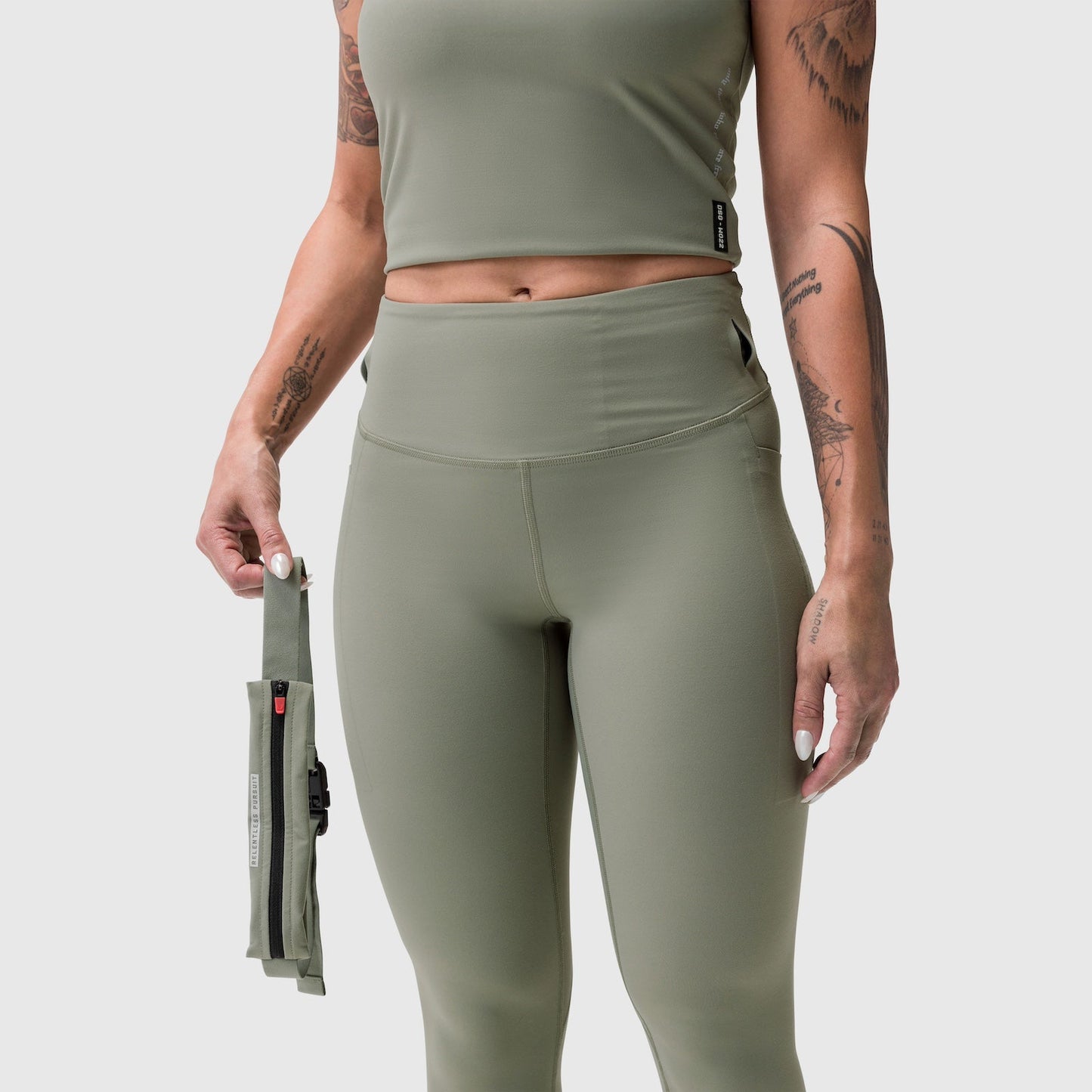 W030. LYCRA® 3-in-1 Legging Sage | ASRV discount