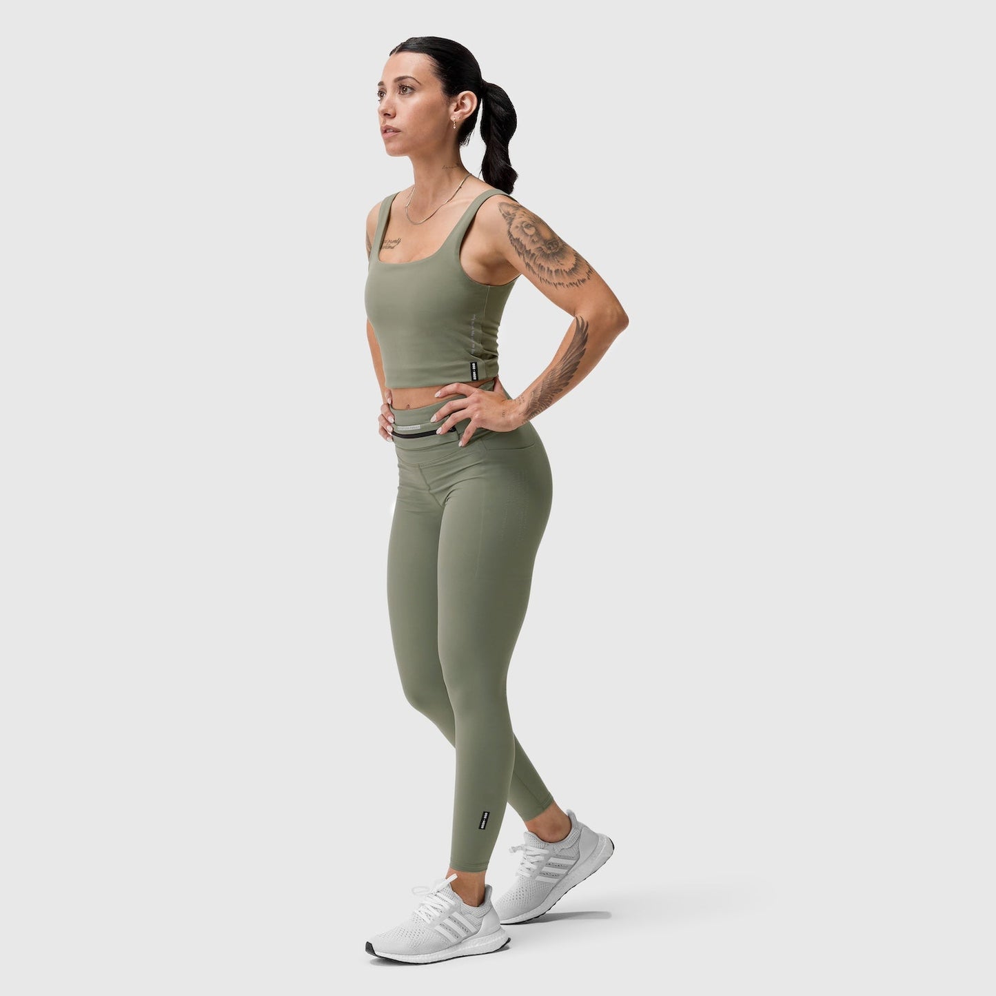 W030. LYCRA® 3-in-1 Legging Sage | ASRV discount