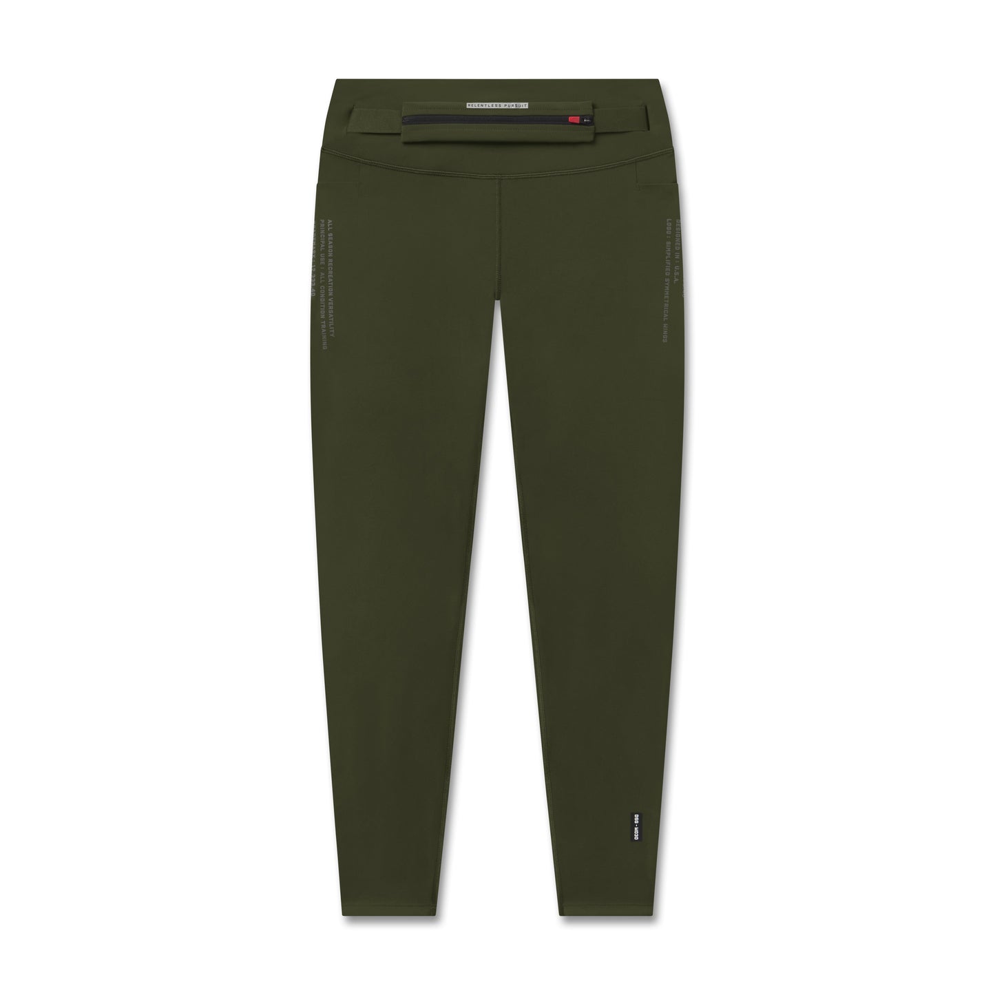 W030. LYCRA® 3-in-1 Legging Olive | ASRV Online