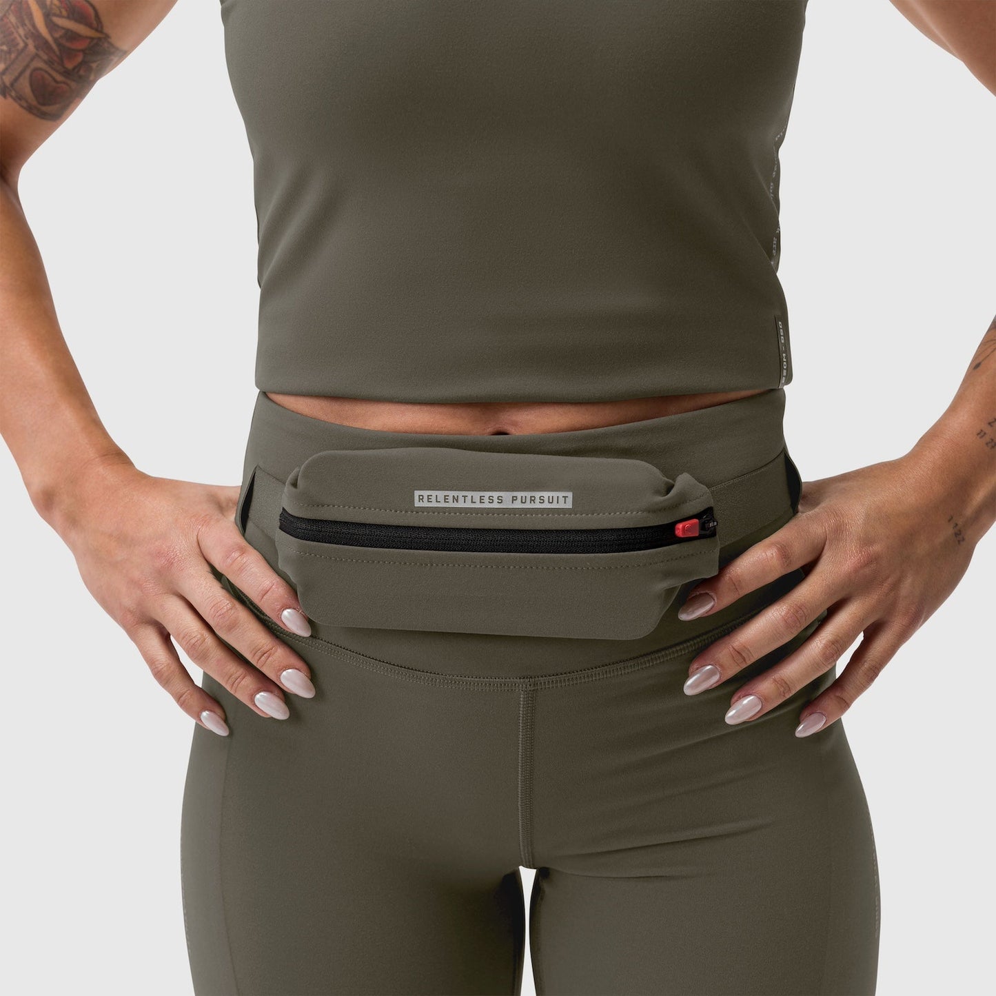W030. LYCRA® 3-in-1 Legging Olive | ASRV Online