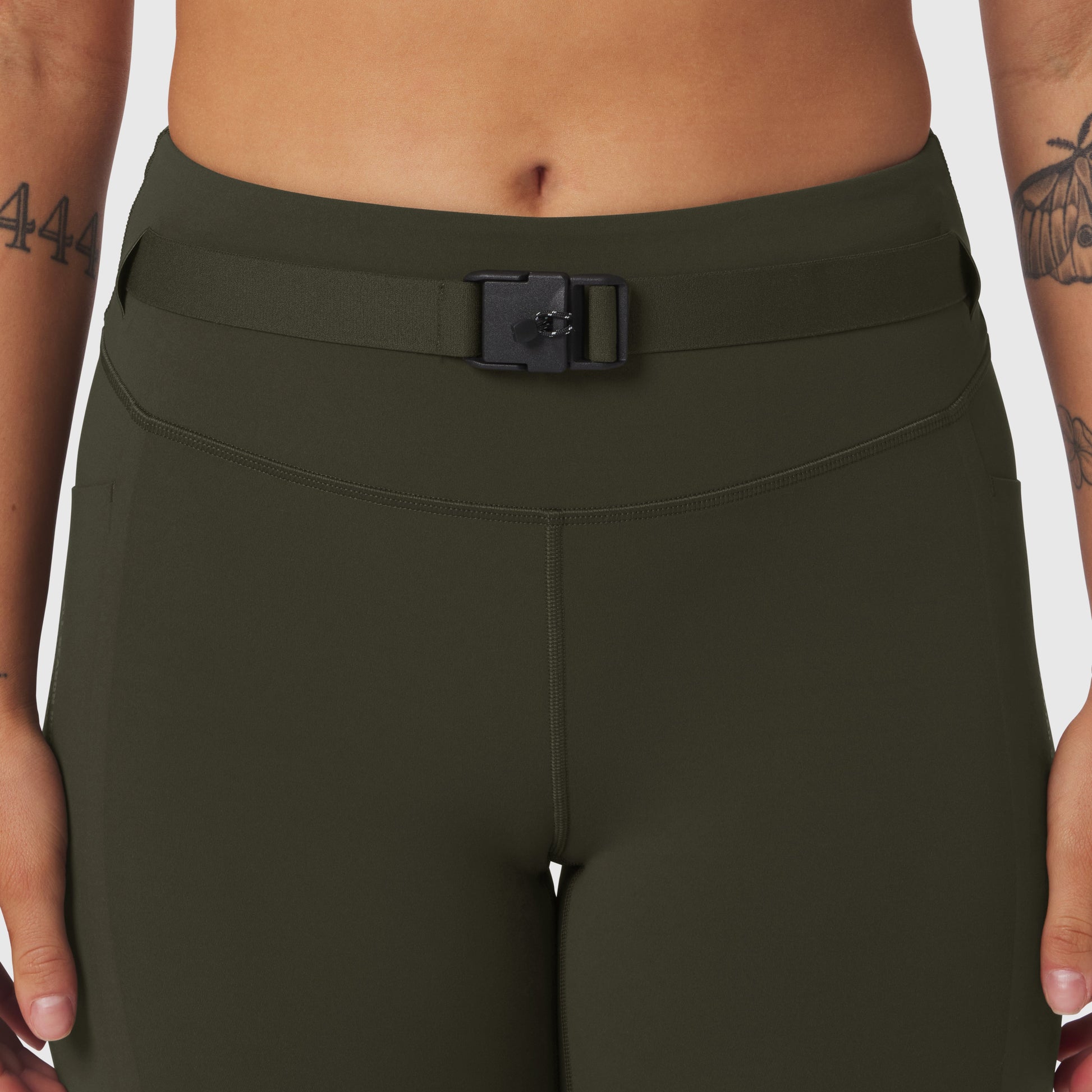 W030. LYCRA® 3-in-1 Legging Olive | ASRV Online