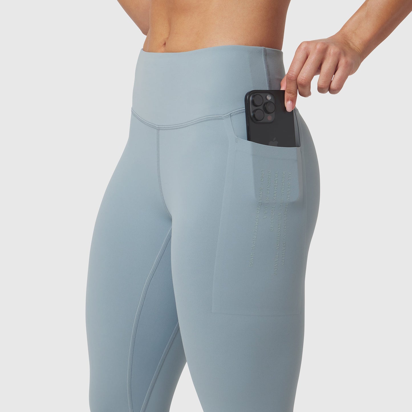 W072. LYCRA® ADAPTIV 4 Pocket Legging Light Sky | ASRV Discount