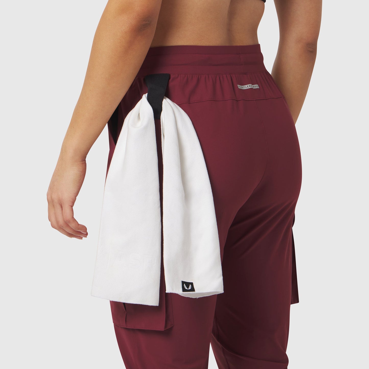 W032. Tetra-Lite® Cargo High Rib Jogger Crimson | ASRV US