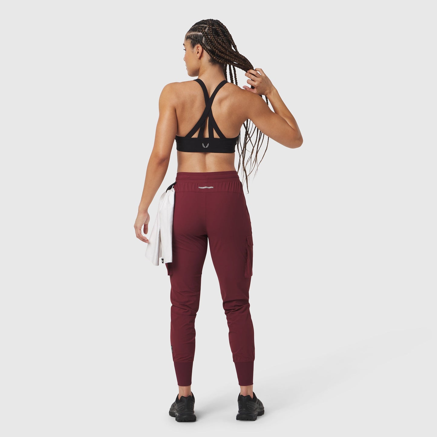 W032. Tetra-Lite® Cargo High Rib Jogger Crimson | ASRV US