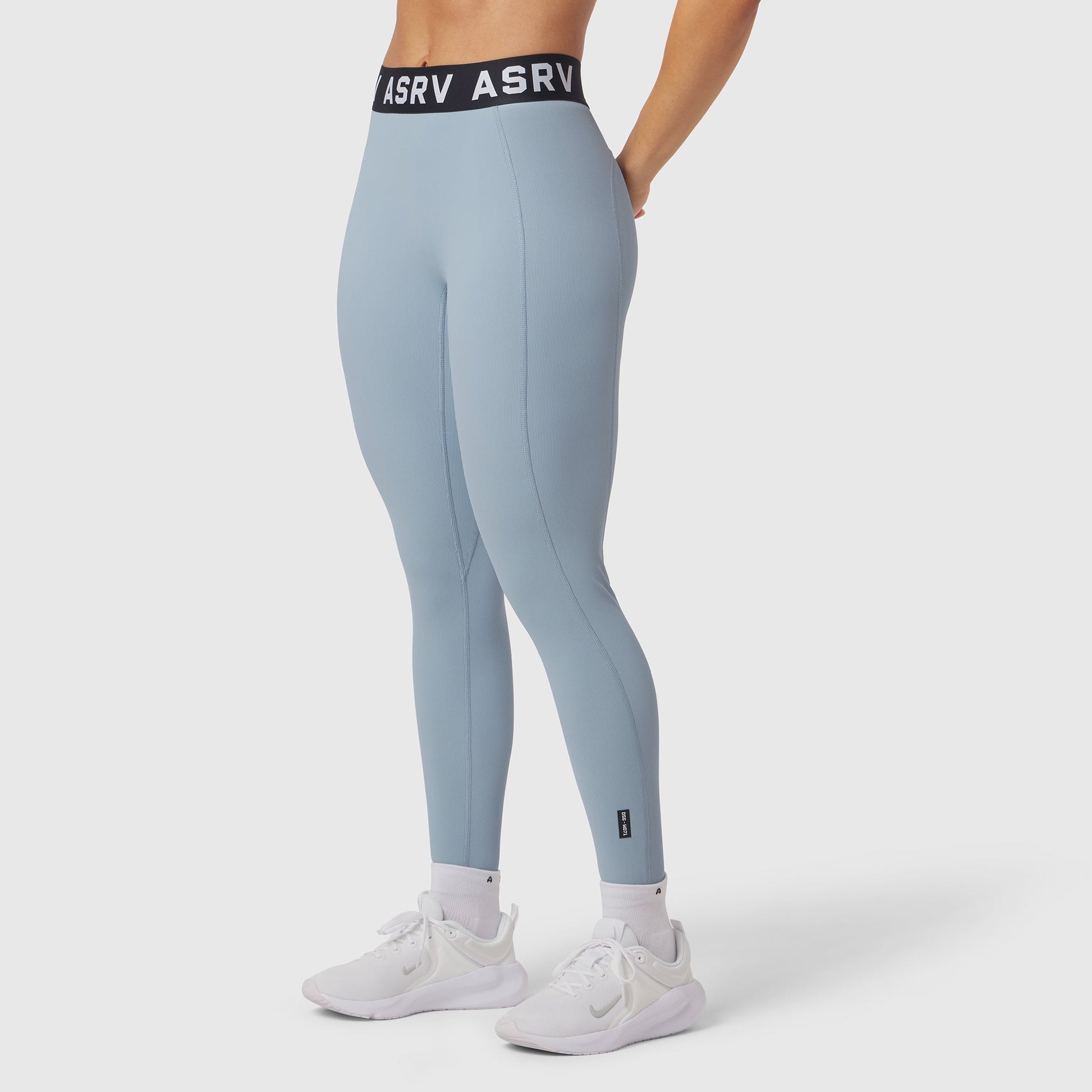 W071. LYCRA® Ribbed Legging Light Sky | ASRV sale