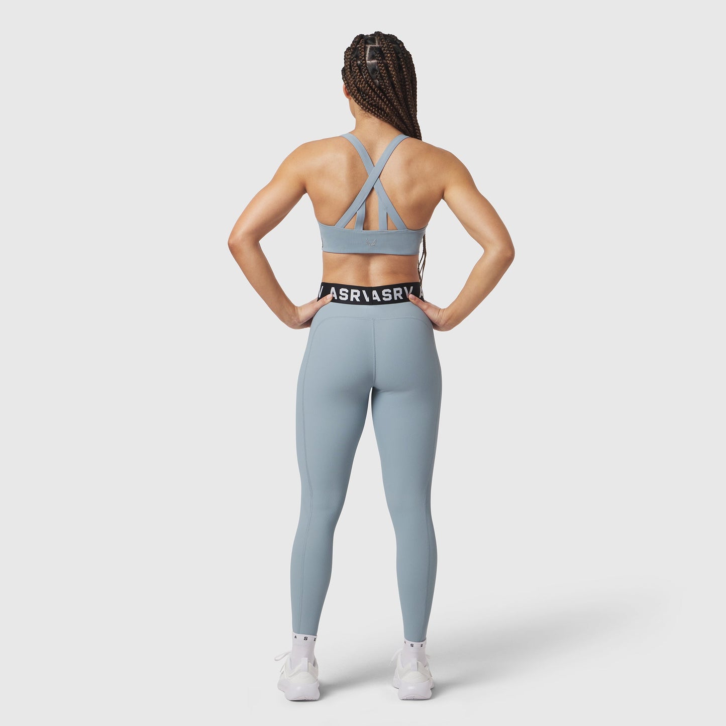 W071. LYCRA® Ribbed Legging Light Sky | ASRV sale