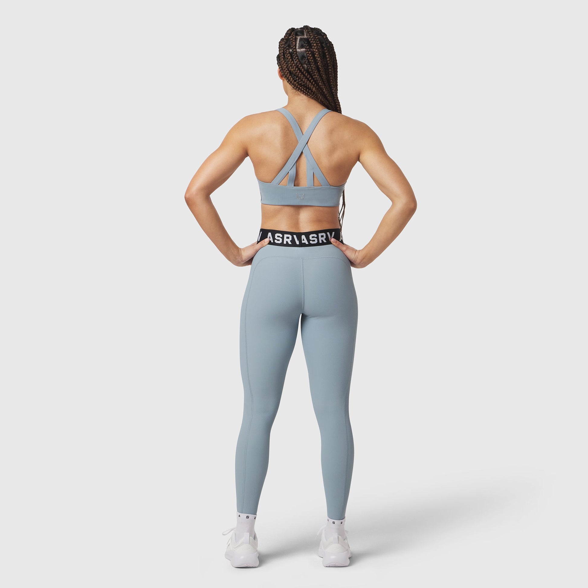 W071. LYCRA® Ribbed Legging Light Sky | ASRV sale