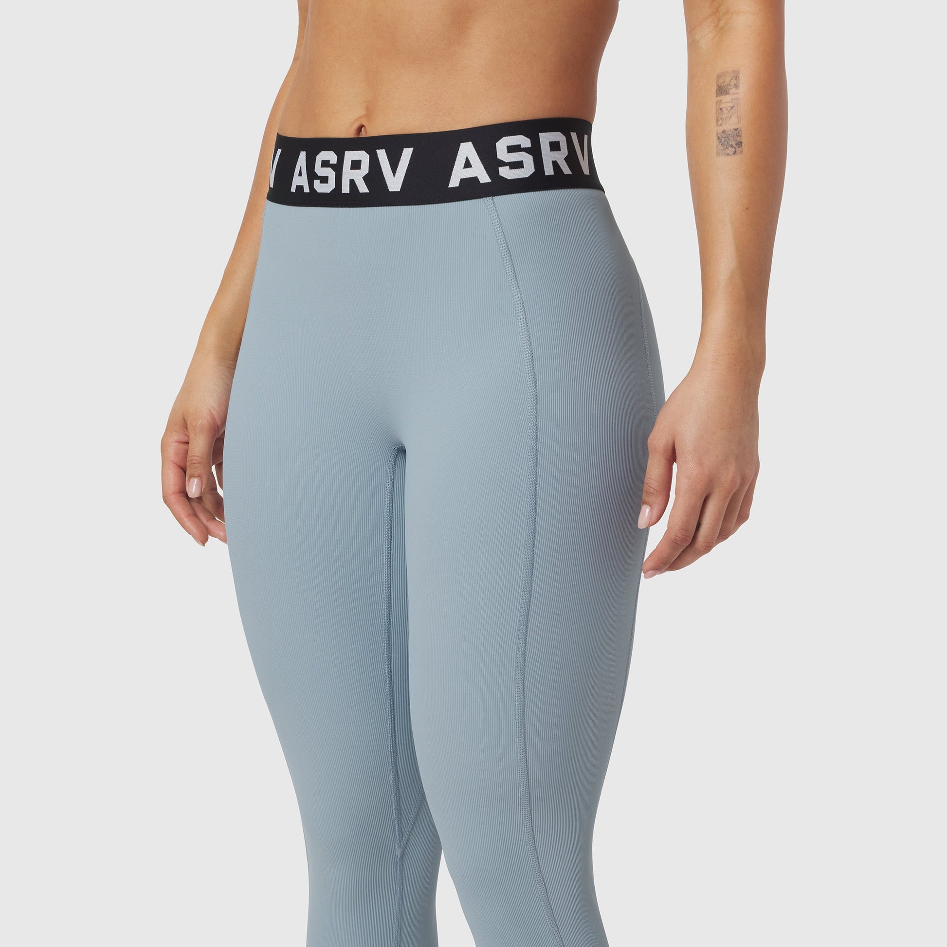 W071. LYCRA® Ribbed Legging Light Sky | ASRV sale