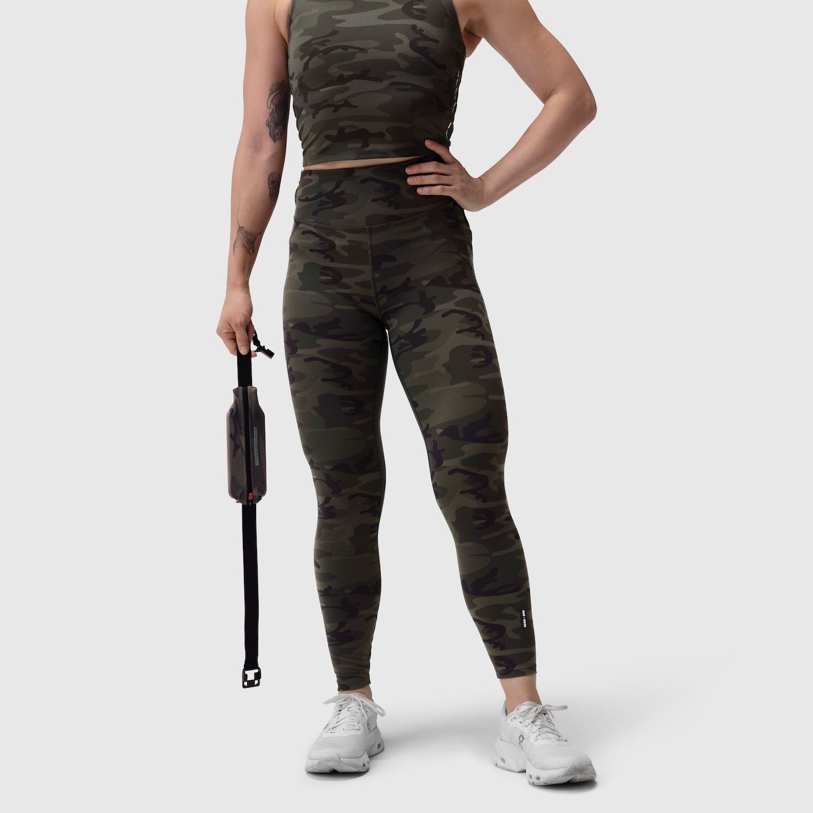 W030. LYCRA® 3-in-1 Legging Dark Camo | ASRV discount
