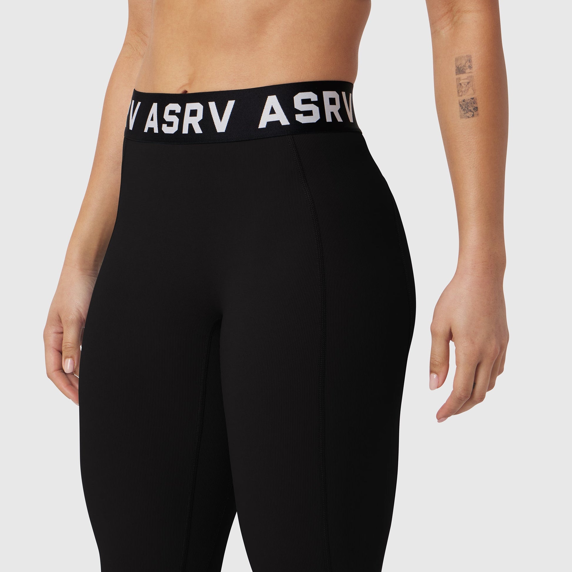W071. LYCRA® Ribbed Legging Black | ASRV near me