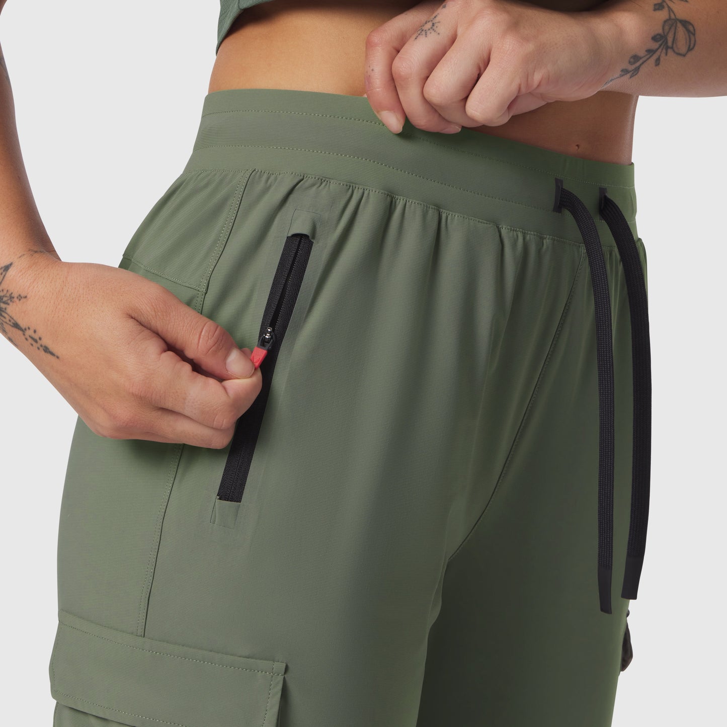 W032. Tetra-Lite® Cargo High Rib Jogger Sage | ASRV sale