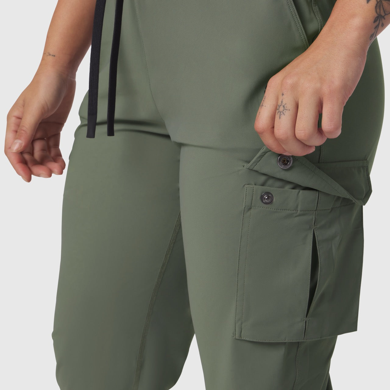 W032. Tetra-Lite® Cargo High Rib Jogger Sage | ASRV sale