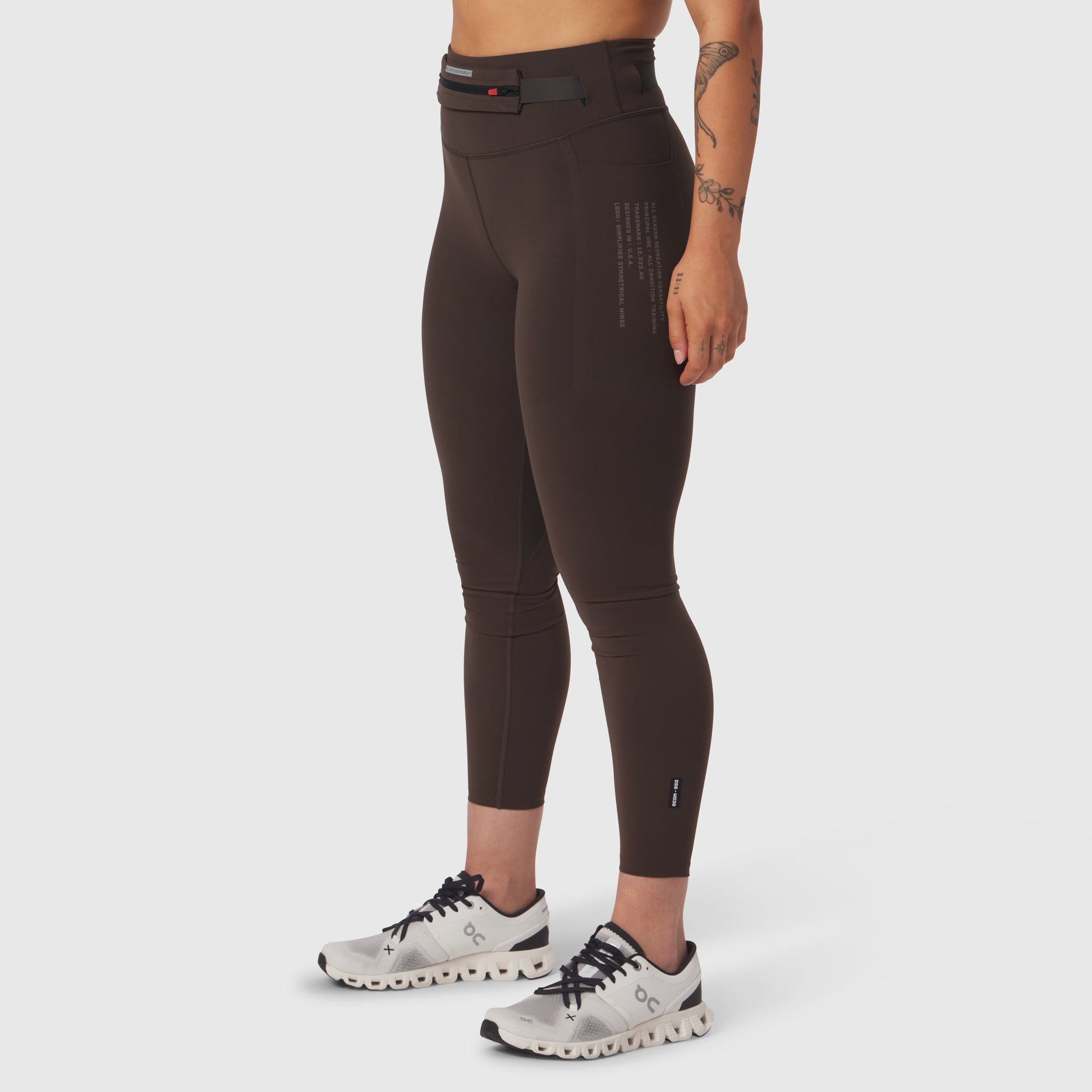 W030. LYCRA® 3-in-1 Legging Dark Earth | ASRV on sale