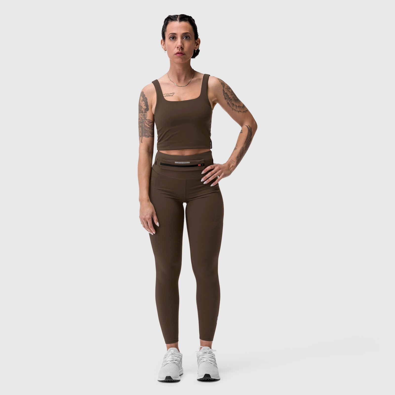 W030. LYCRA® 3-in-1 Legging Dark Earth | ASRV on sale