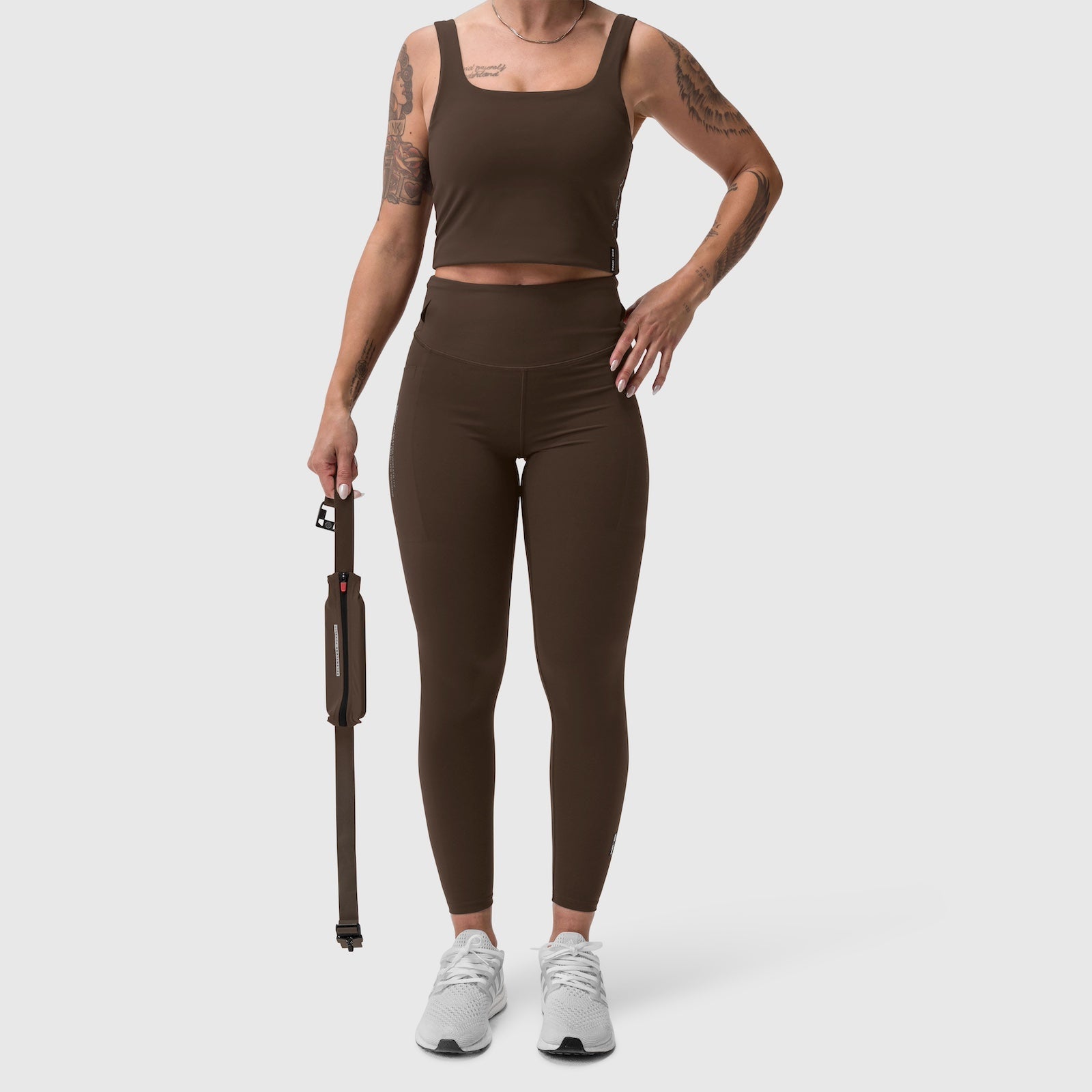 W030. LYCRA® 3-in-1 Legging Dark Earth | ASRV on sale