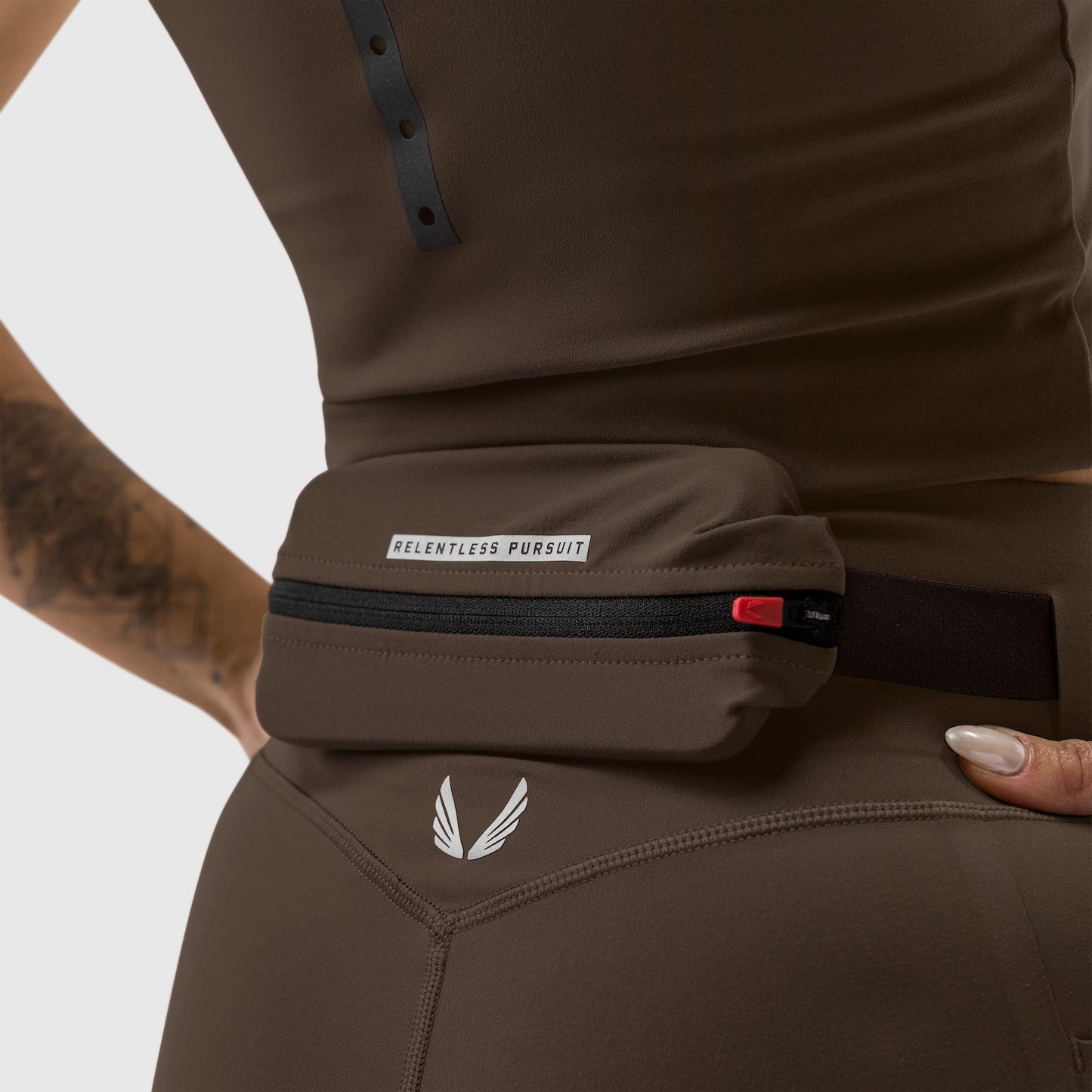 W030. LYCRA® 3-in-1 Legging Dark Earth | ASRV on sale