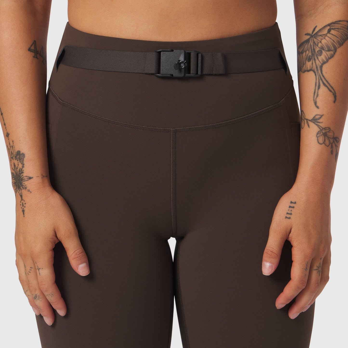 W030. LYCRA® 3-in-1 Legging Dark Earth | ASRV on sale
