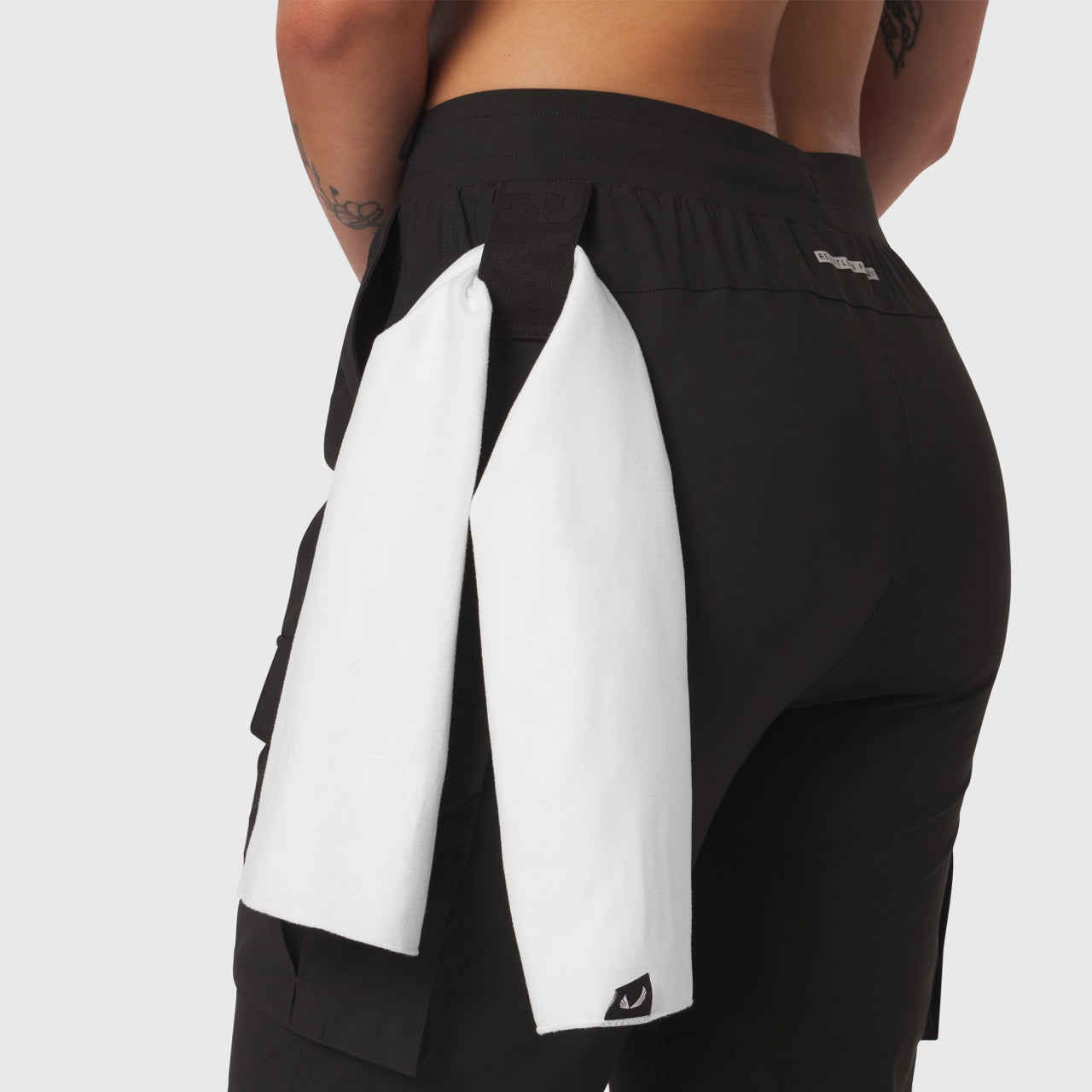 W032. Tetra-Lite® Cargo High Rib Jogger Black | ASRV discount