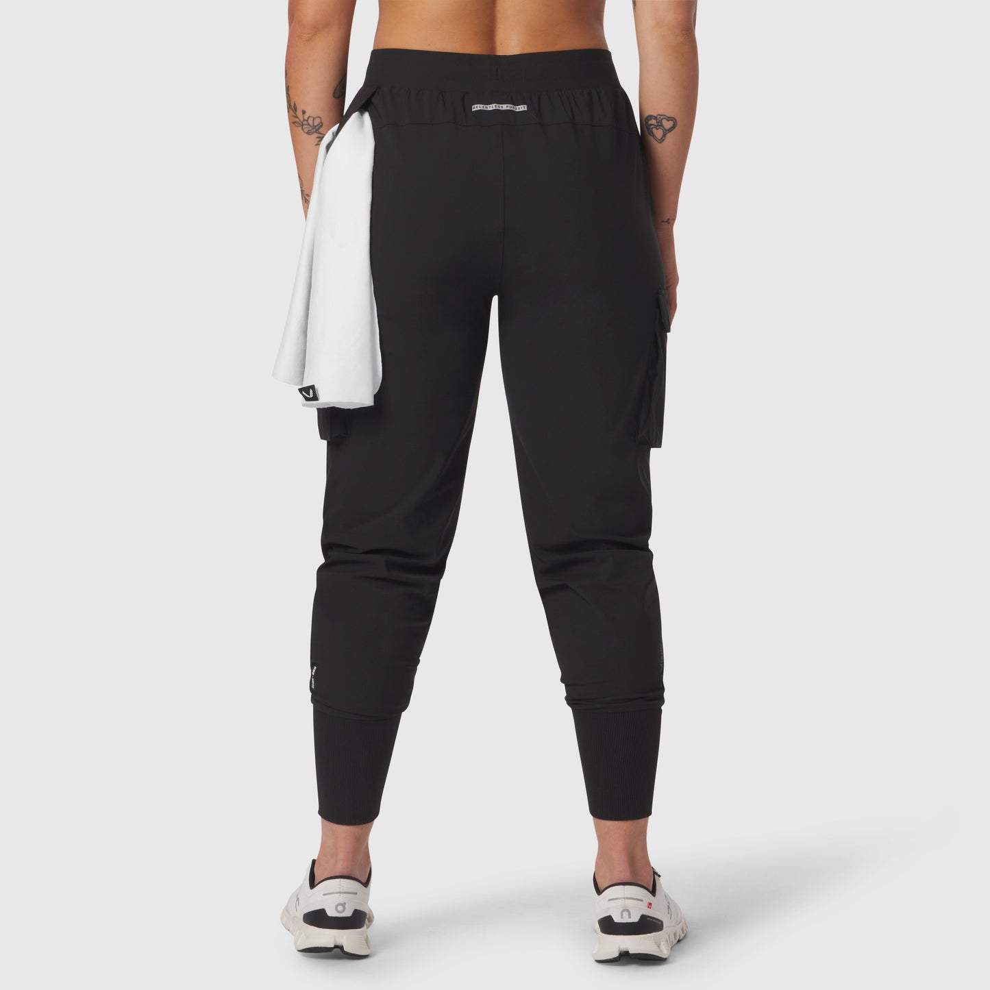 W032. Tetra-Lite® Cargo High Rib Jogger Black | ASRV discount
