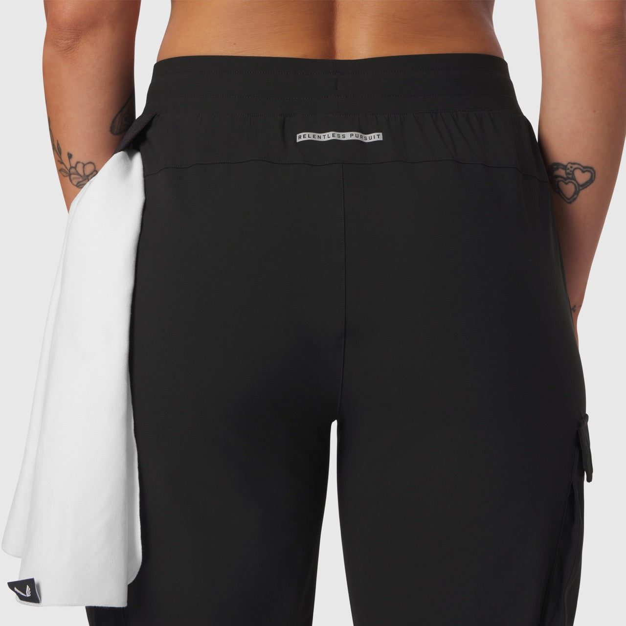 W032. Tetra-Lite® Cargo High Rib Jogger Black | ASRV discount