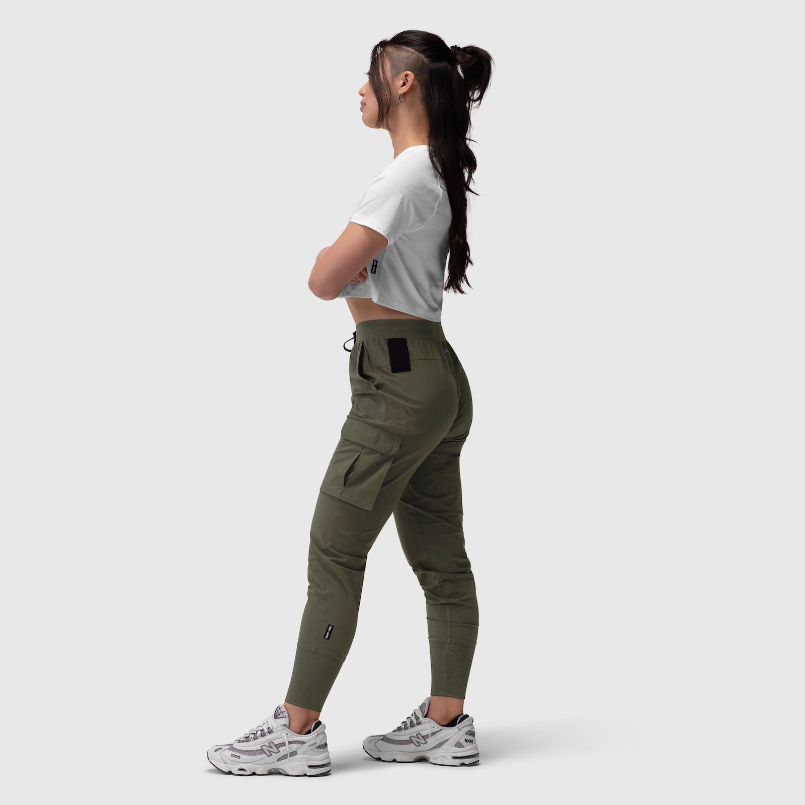 W032. Tetra-Lite® Cargo High Rib Jogger Olive | ASRV Discount