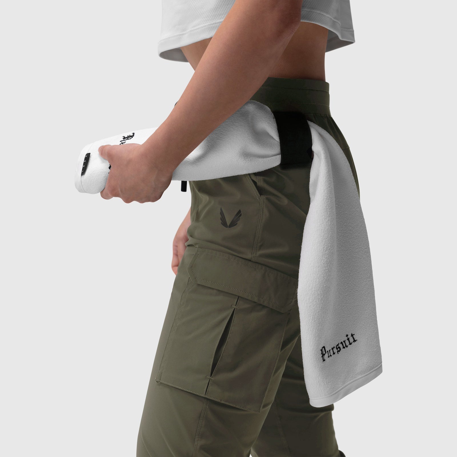 W032. Tetra-Lite® Cargo High Rib Jogger Olive | ASRV Discount