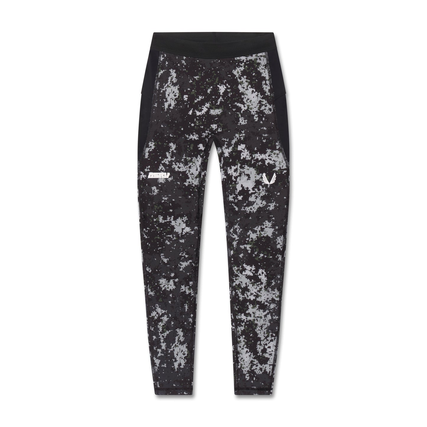 W055. Lycra® Ribbed Running Tight Pixel Camo | ASRV US