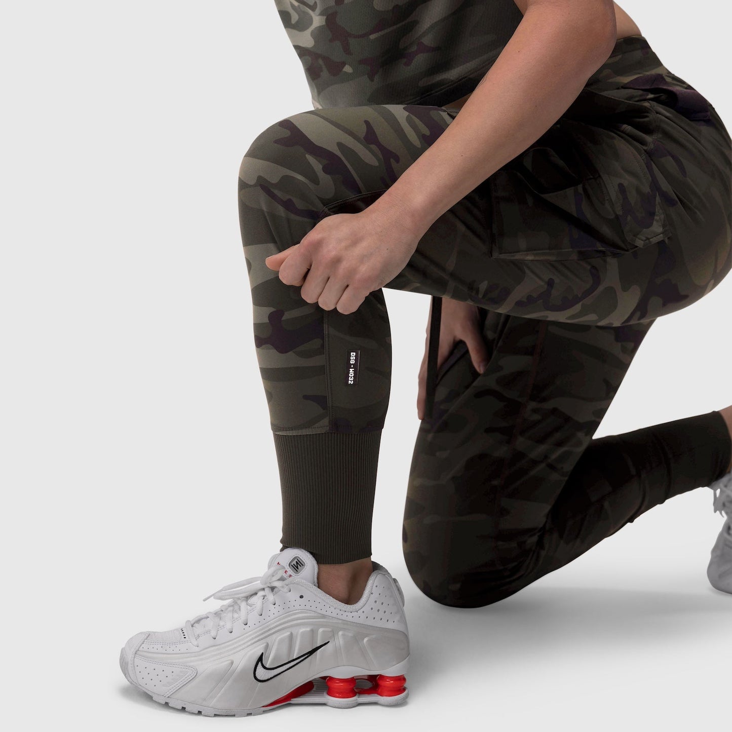 W032. Tetra-Lite® Cargo High Rib Jogger Dark Camo | ASRV for sale