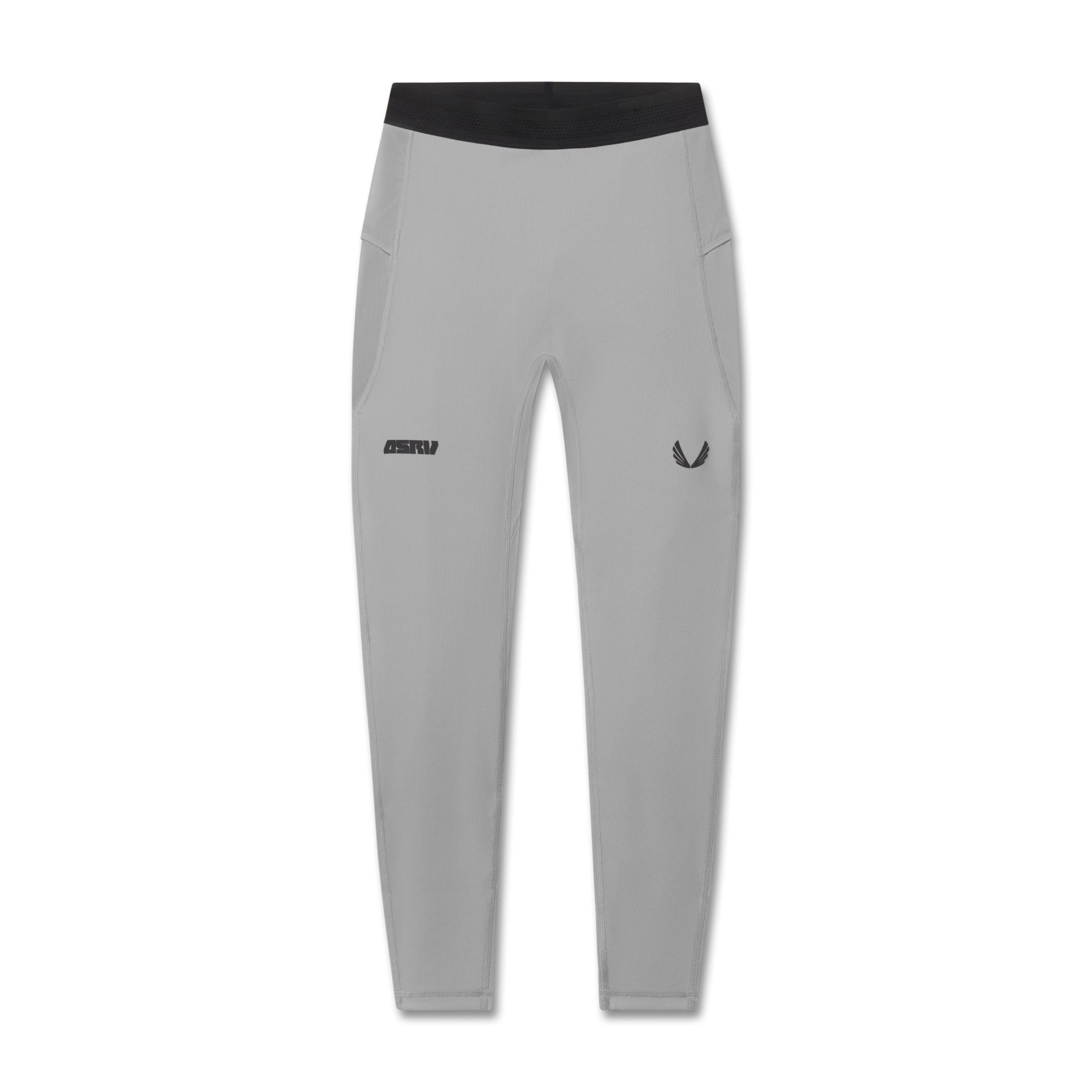 W055. Lycra® Ribbed Running Tight Slate Grey | ASRV discount
