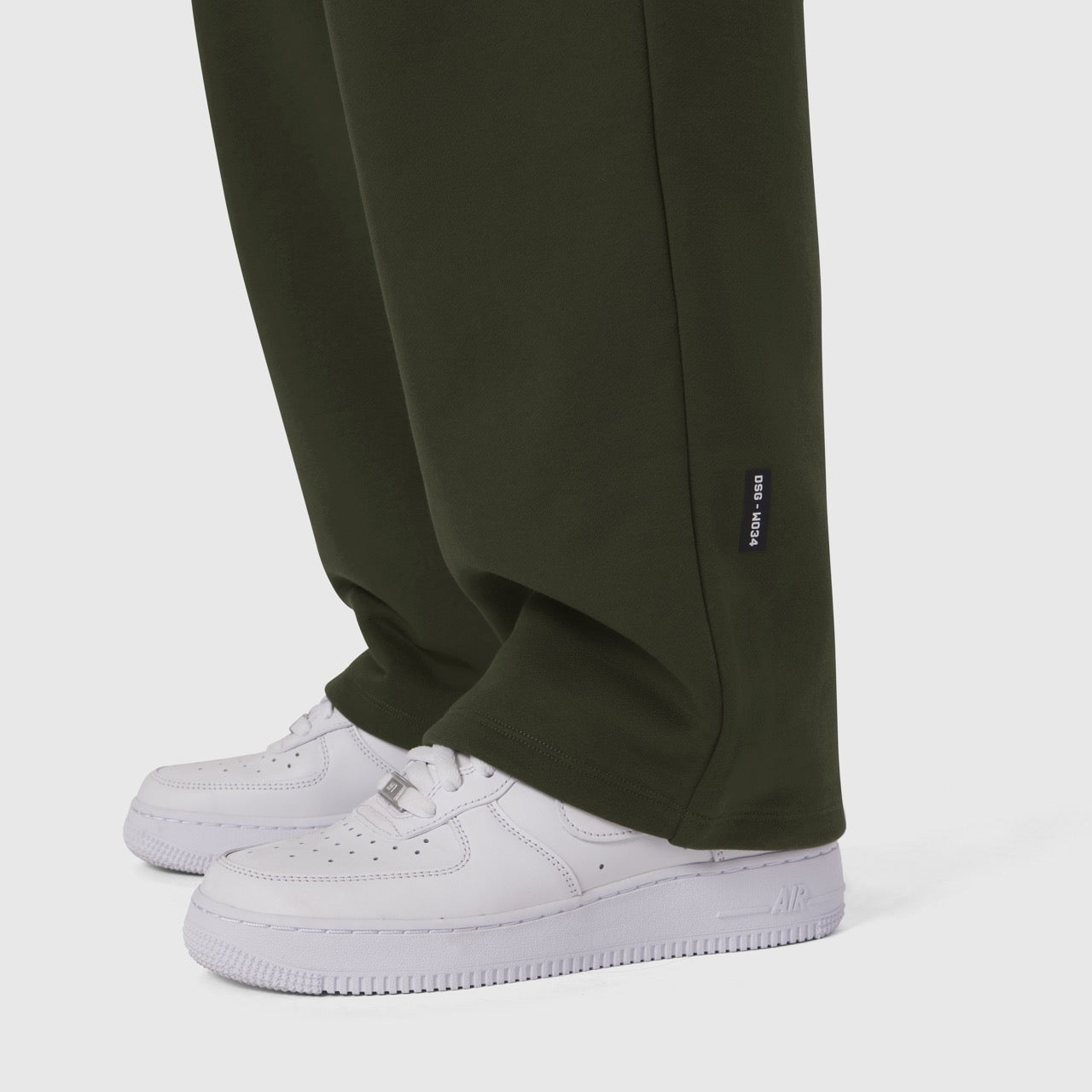 W034. Sorona® Terry Straight Leg Sweats Olive | ASRV US