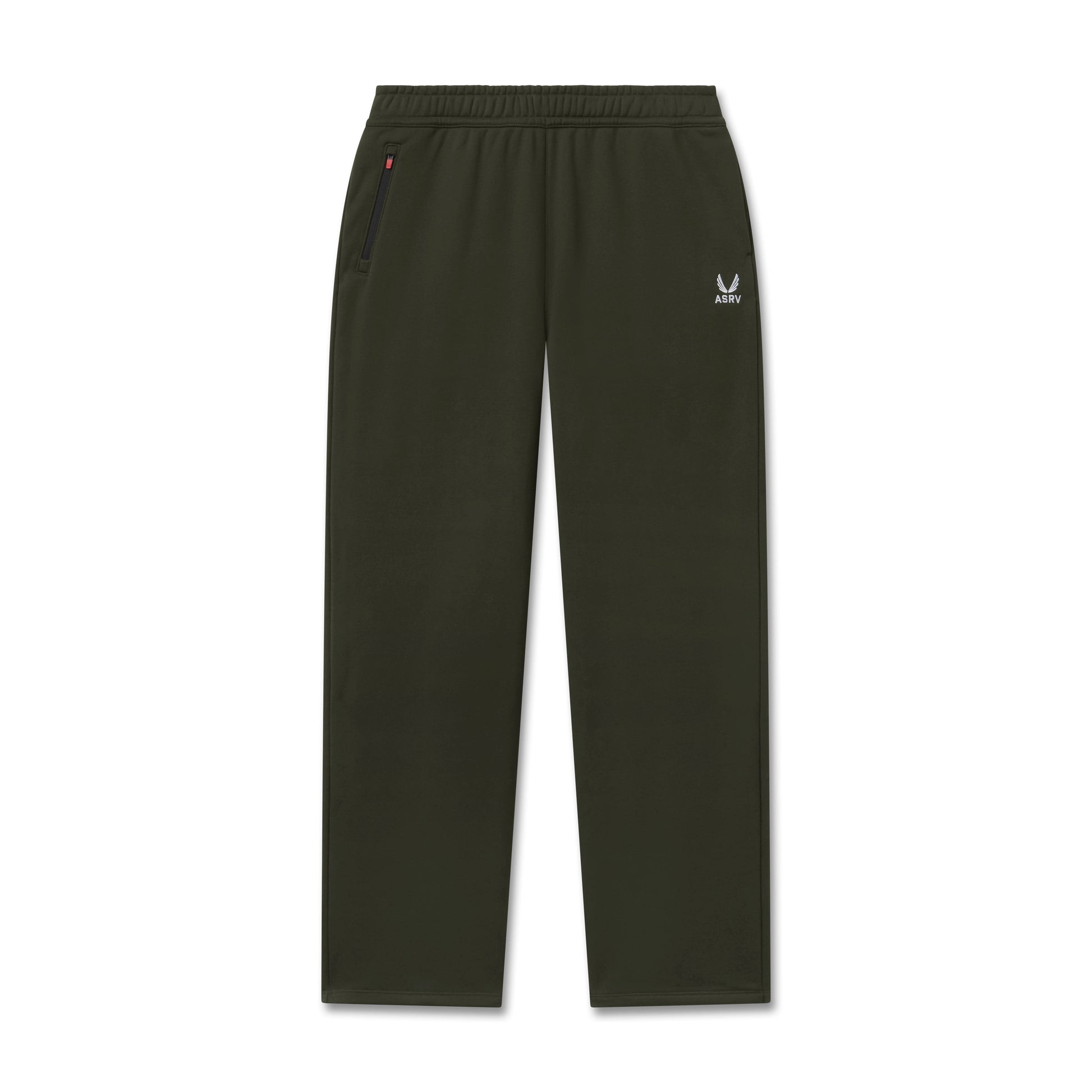 W034. Sorona® Terry Straight Leg Sweats Olive | ASRV US