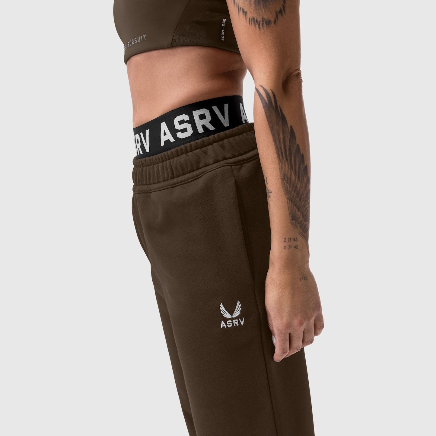 W034. Sorona® Terry Straight Leg Sweats Dark Earth | ASRV sale