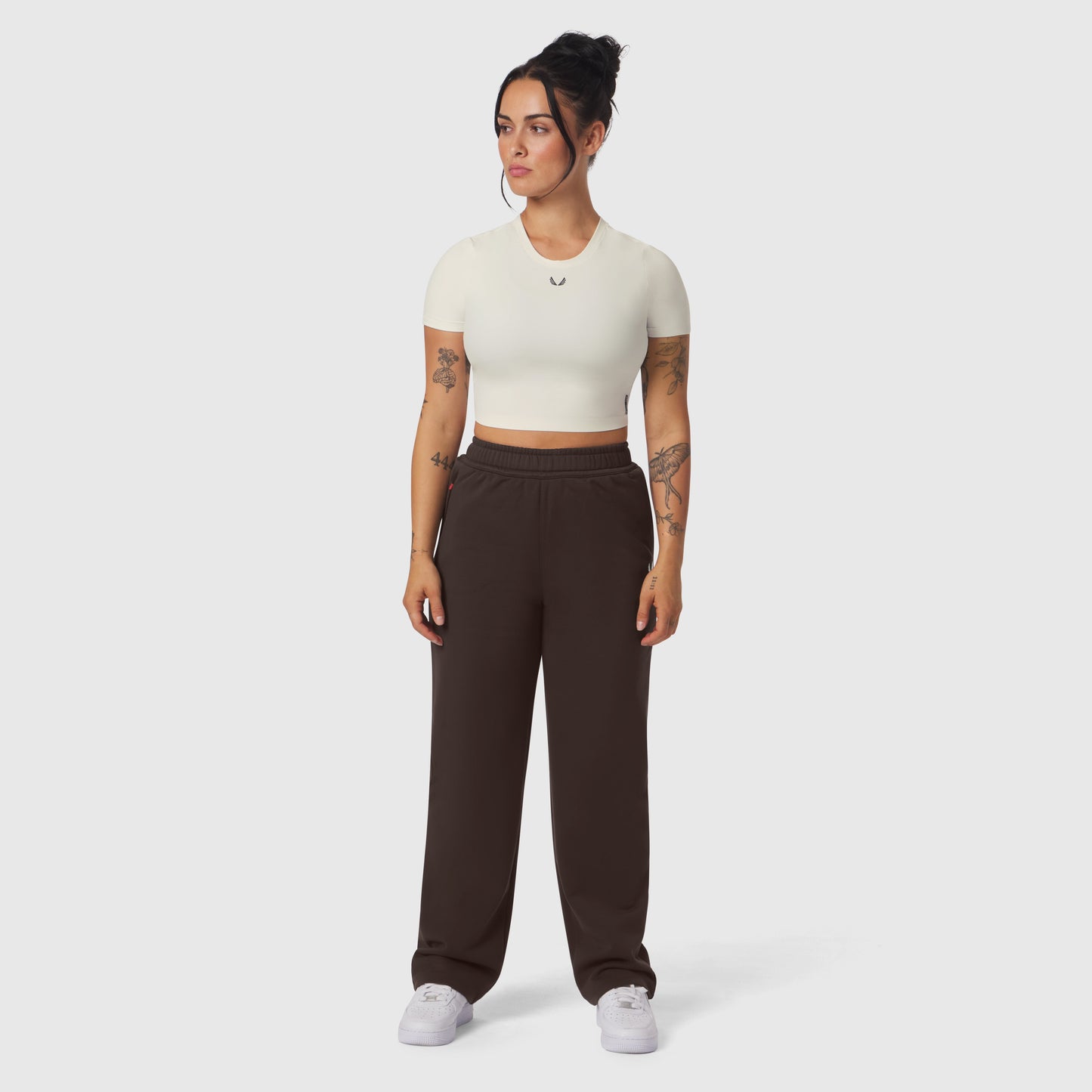W034. Sorona® Terry Straight Leg Sweats Dark Earth | ASRV sale