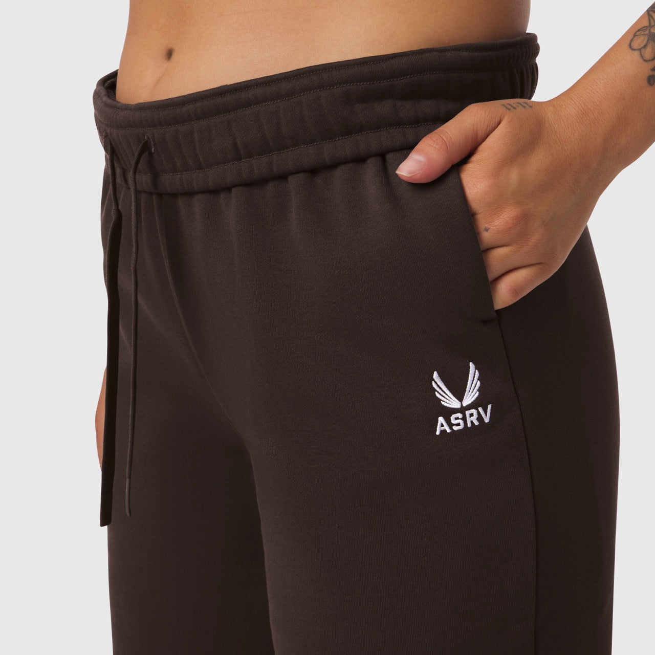 W034. Sorona® Terry Straight Leg Sweats Dark Earth | ASRV sale