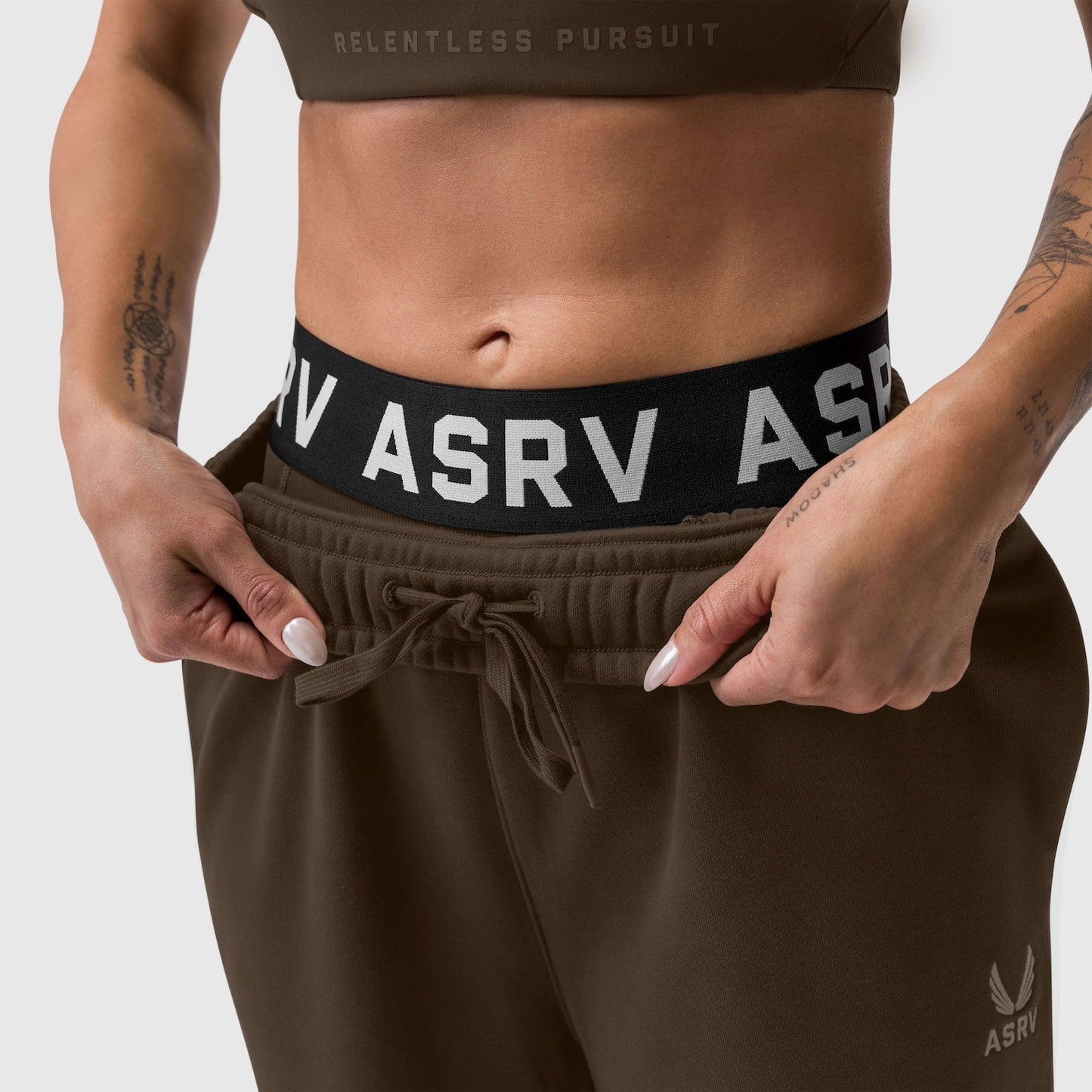 W034. Sorona® Terry Straight Leg Sweats Dark Earth | ASRV sale