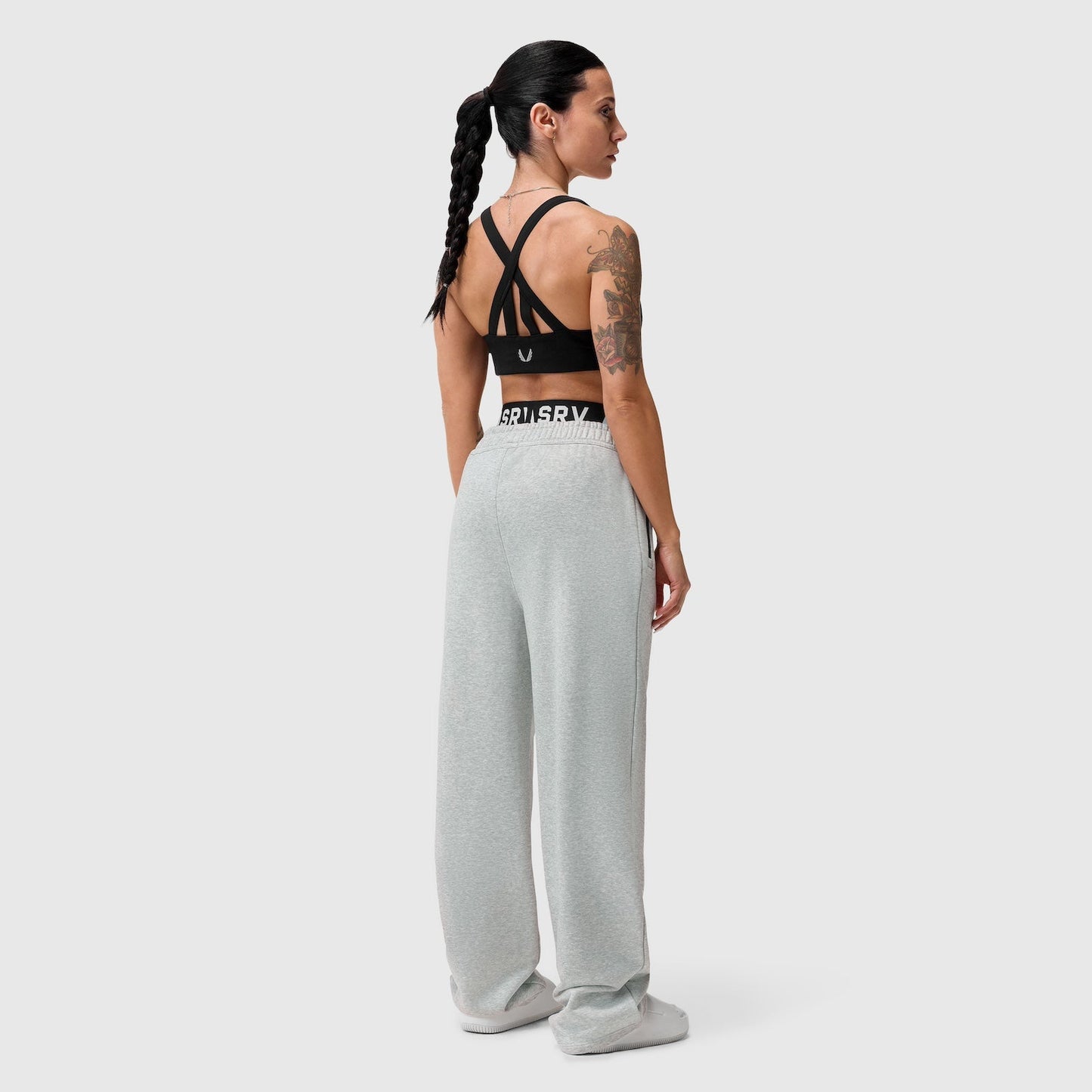 W034. Sorona® Terry Straight Leg Sweats Heather Grey | ASRV on sale