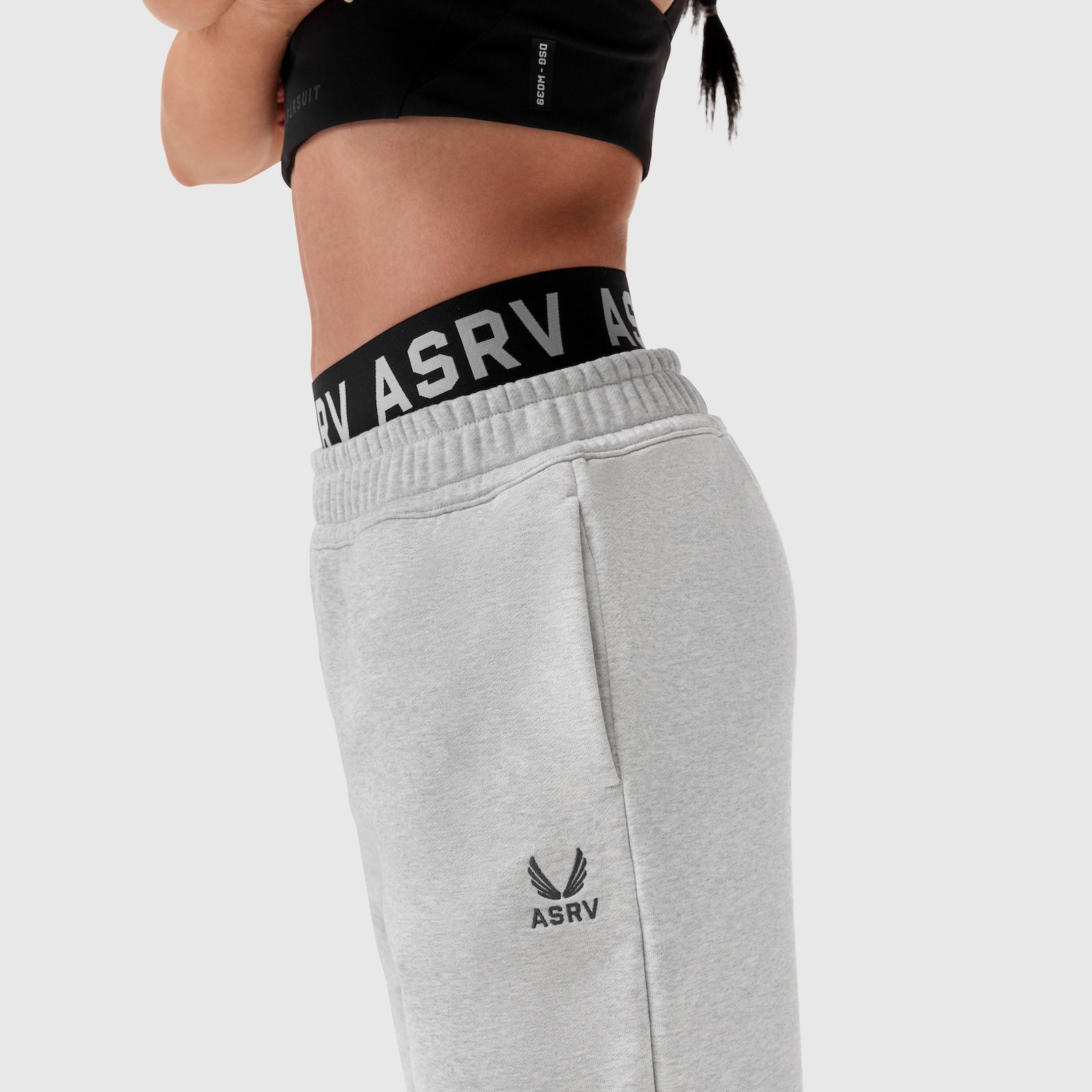 W034. Sorona® Terry Straight Leg Sweats Heather Grey | ASRV on sale