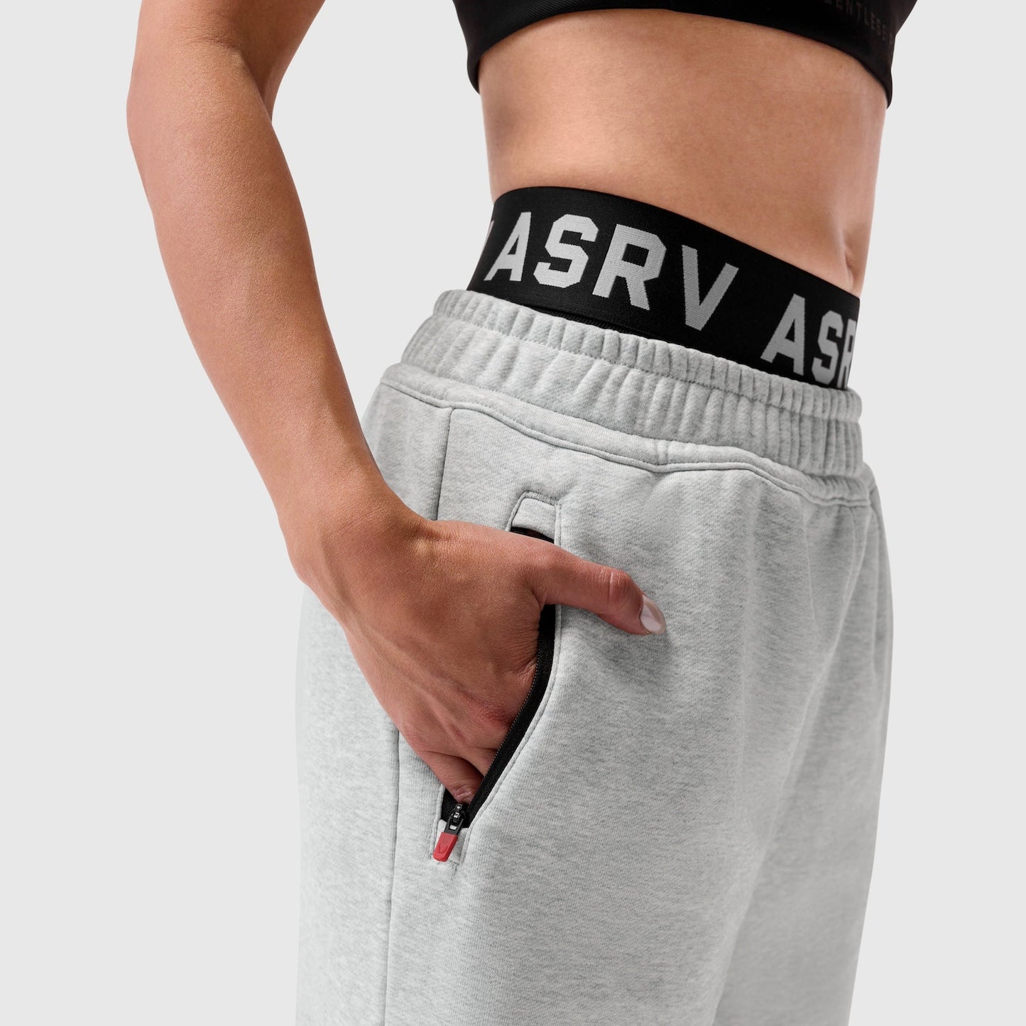 W034. Sorona® Terry Straight Leg Sweats Heather Grey | ASRV on sale