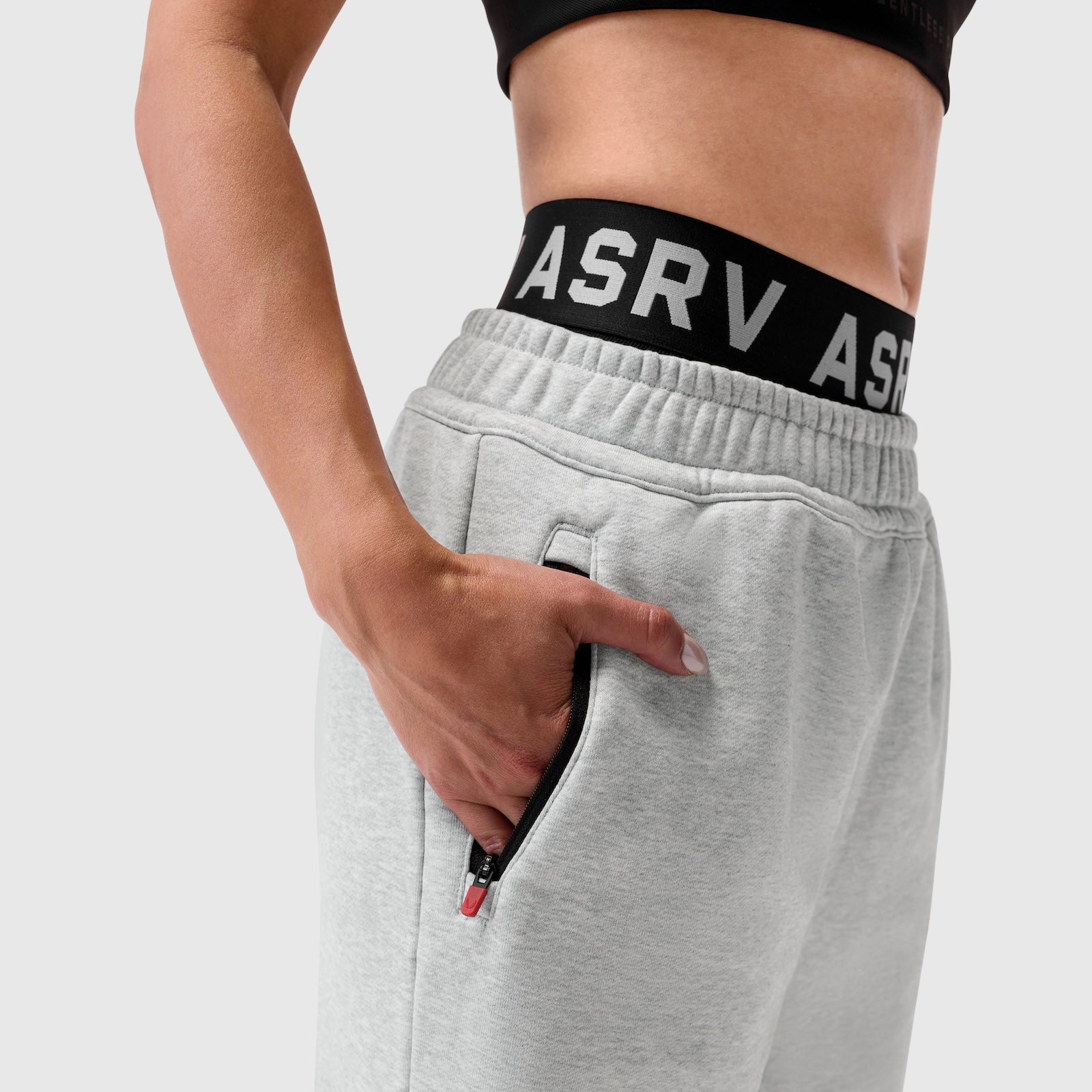 W034. Sorona® Terry Straight Leg Sweats Heather Grey | ASRV on sale