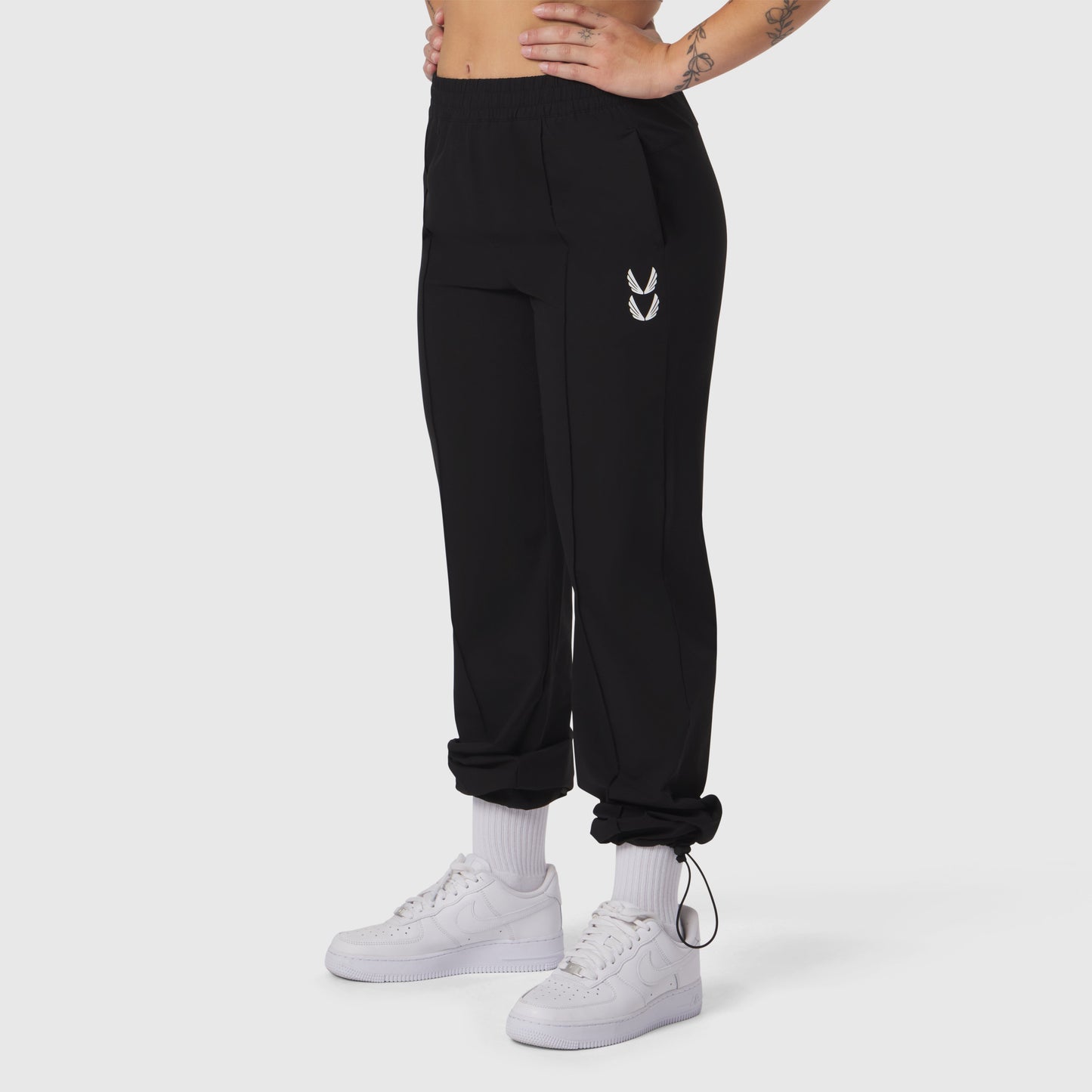 W036. Ripstop Relaxed Track Pant Black | ASRV discount